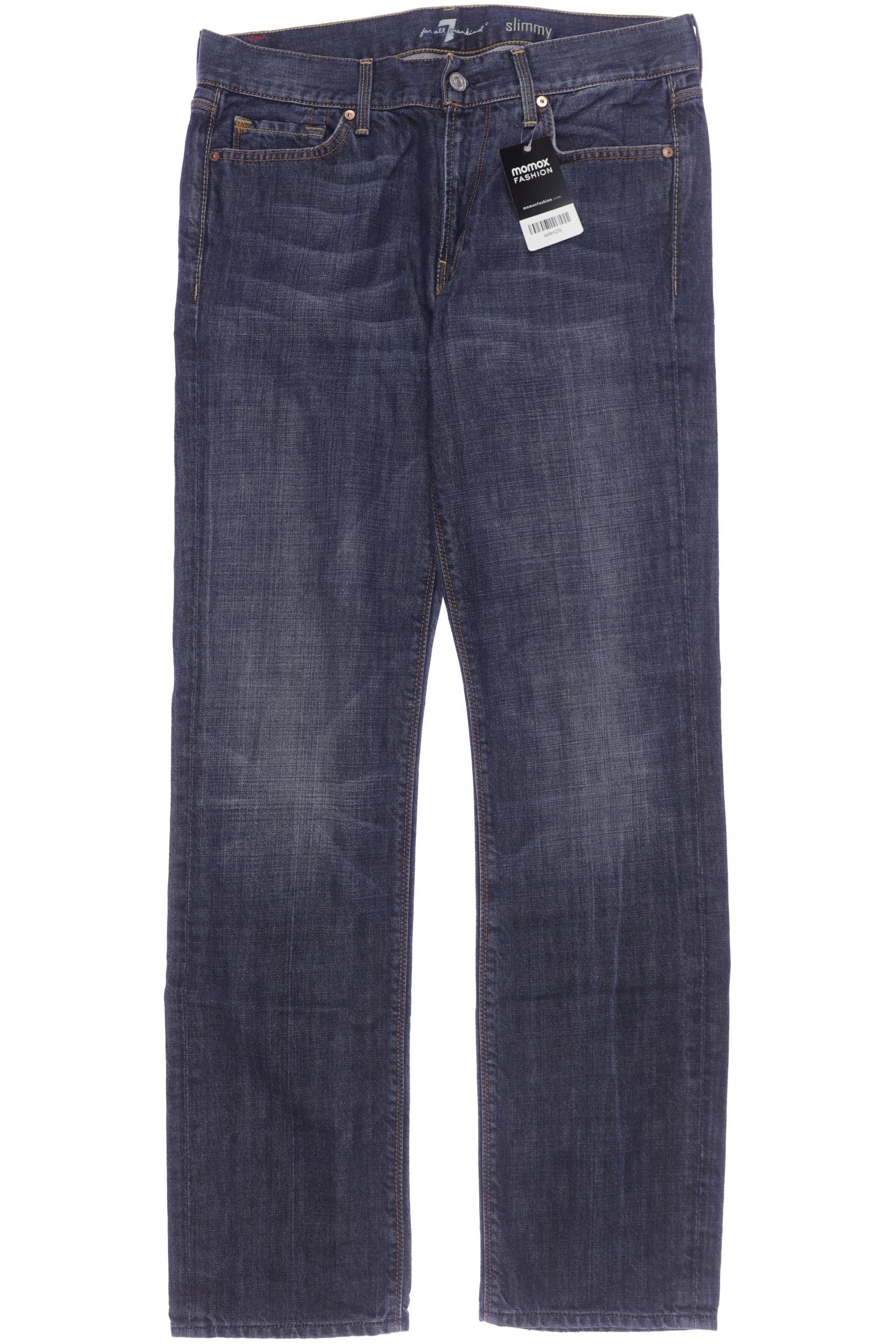 

7 for all mankind Herren Jeans, blau, Gr. 33