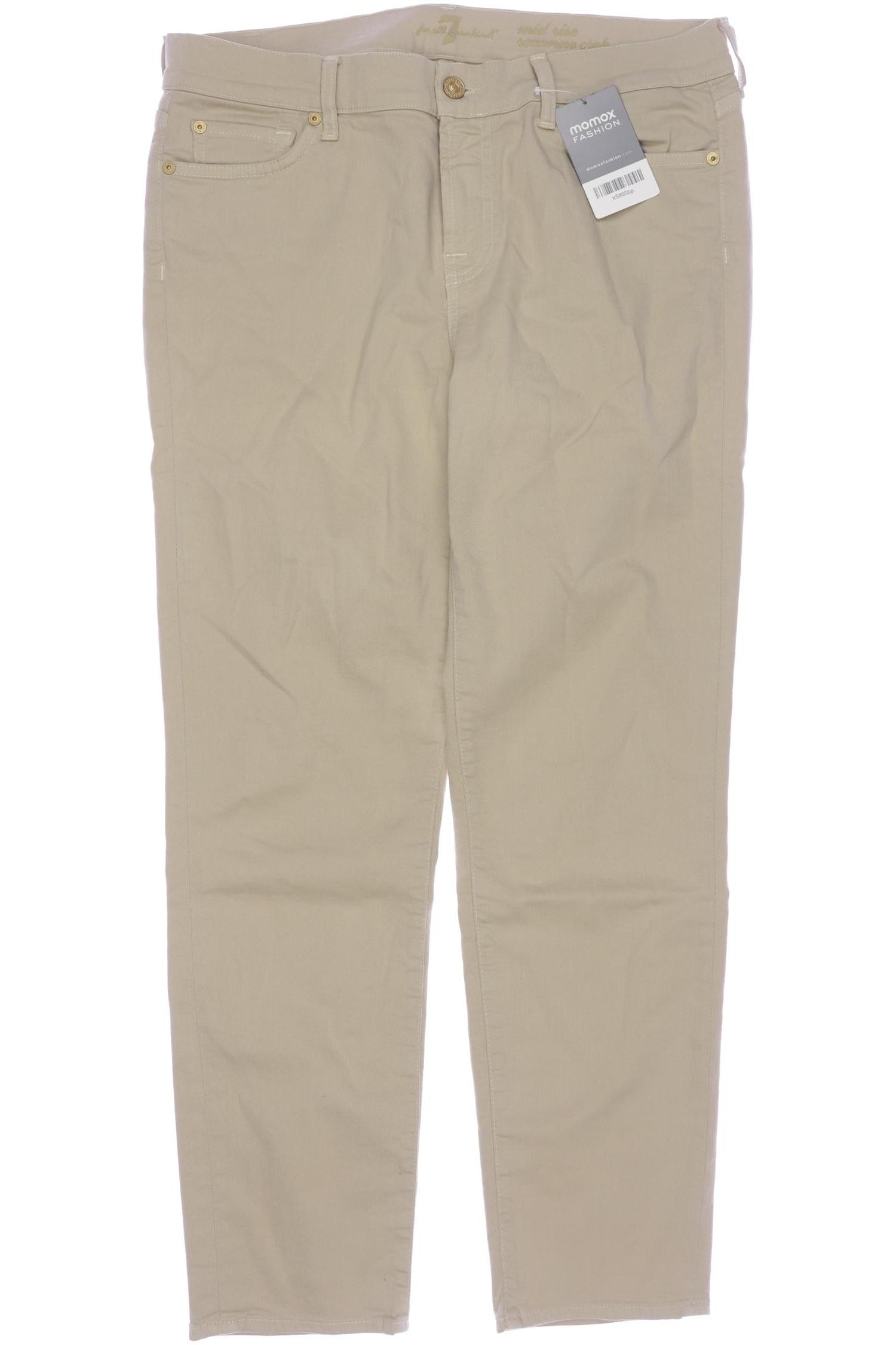 

7 for all mankind Damen Jeans, beige, Gr. 32