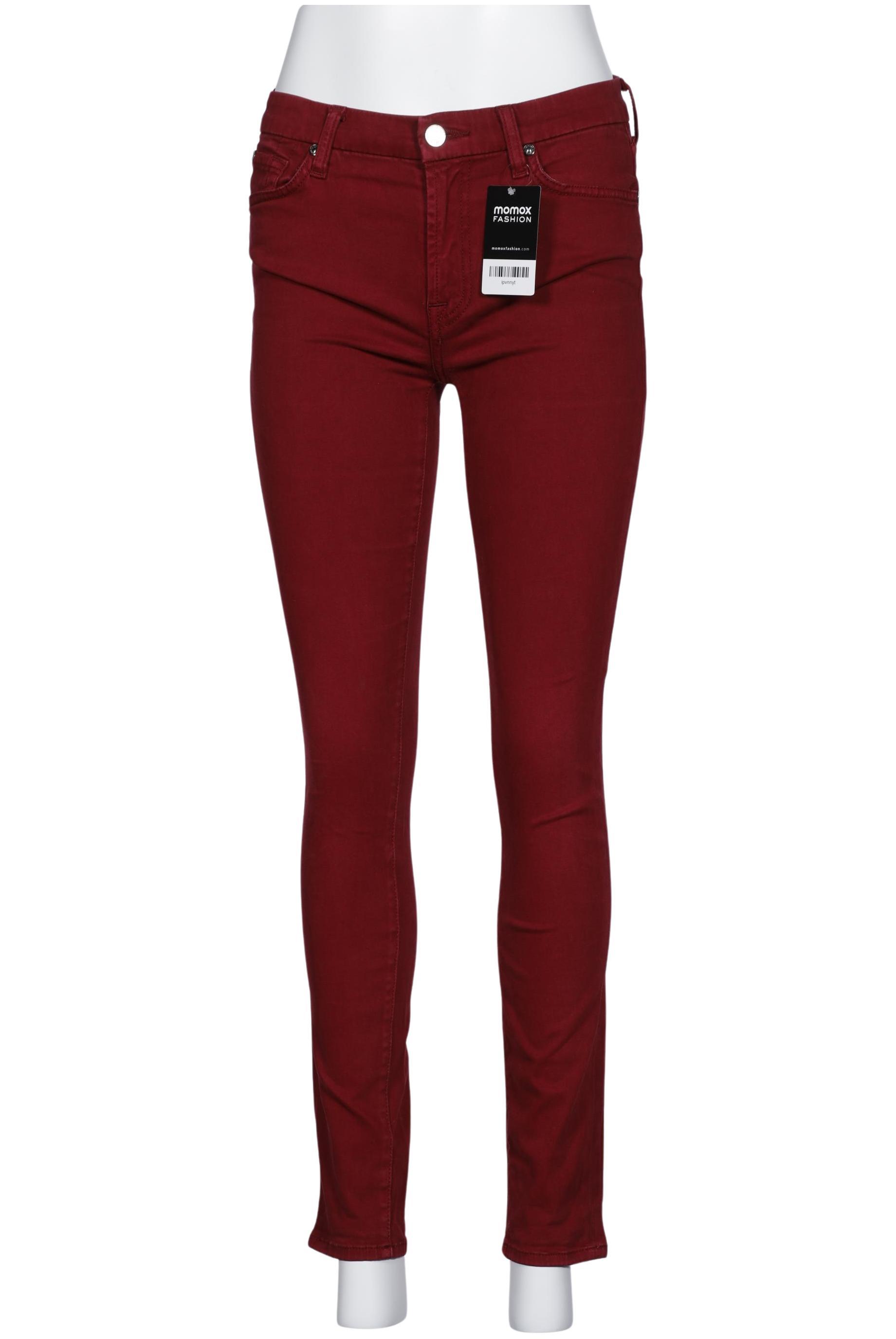 

7 for all mankind Damen Jeans, bordeaux, Gr. 28
