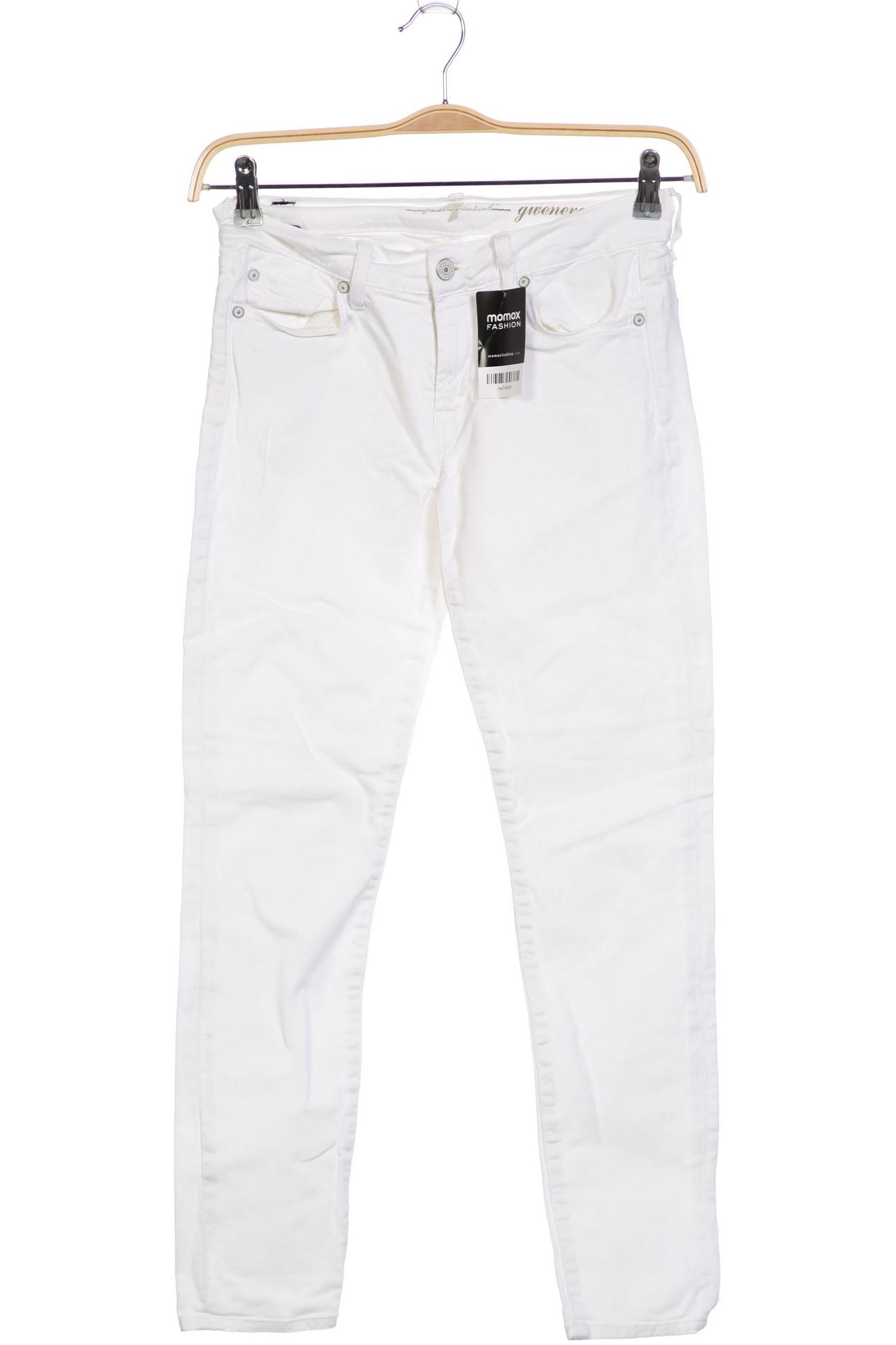 

7 for all mankind Damen Jeans, weiß, Gr. 27