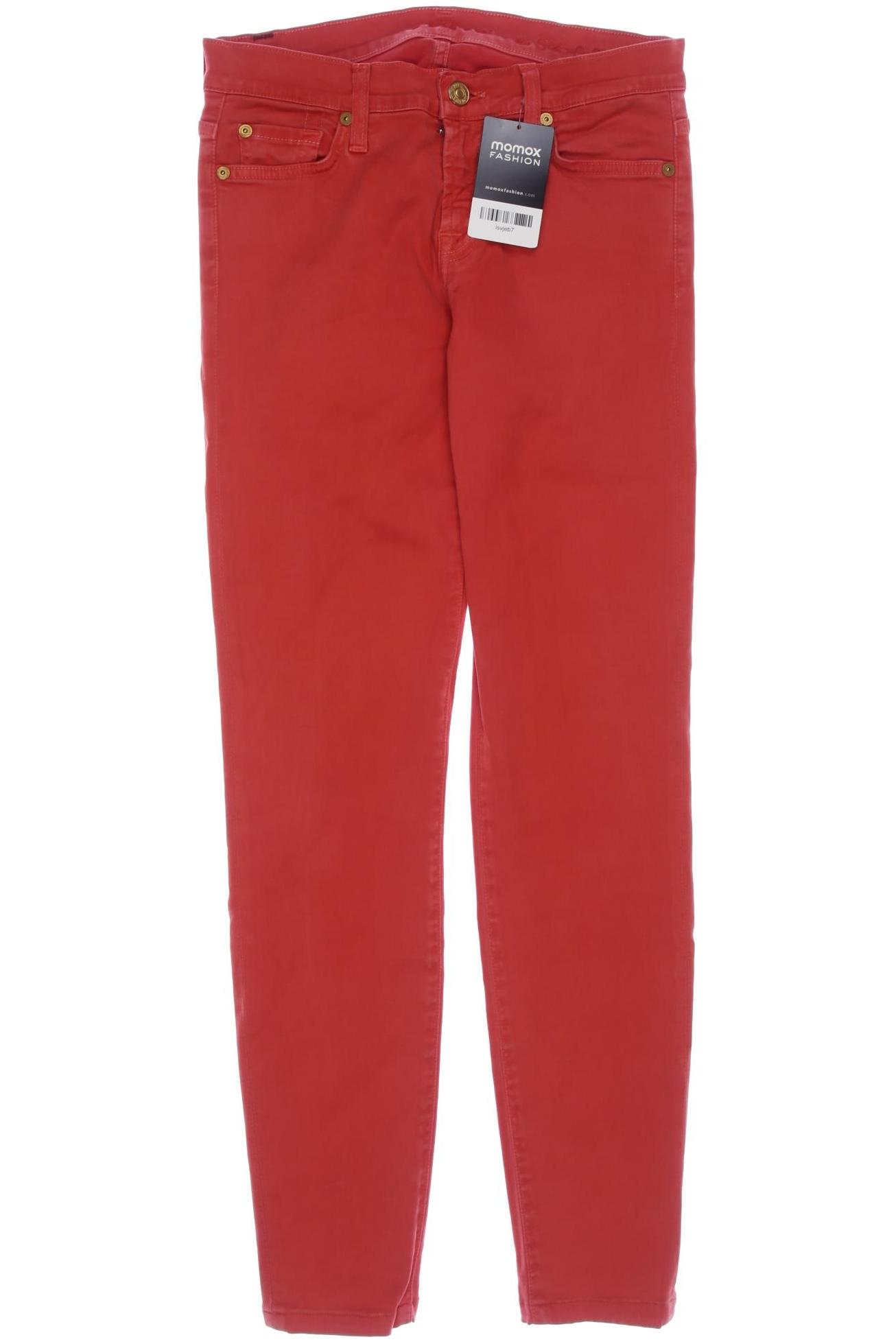 

7 for all mankind Damen Jeans, rot, Gr. 26