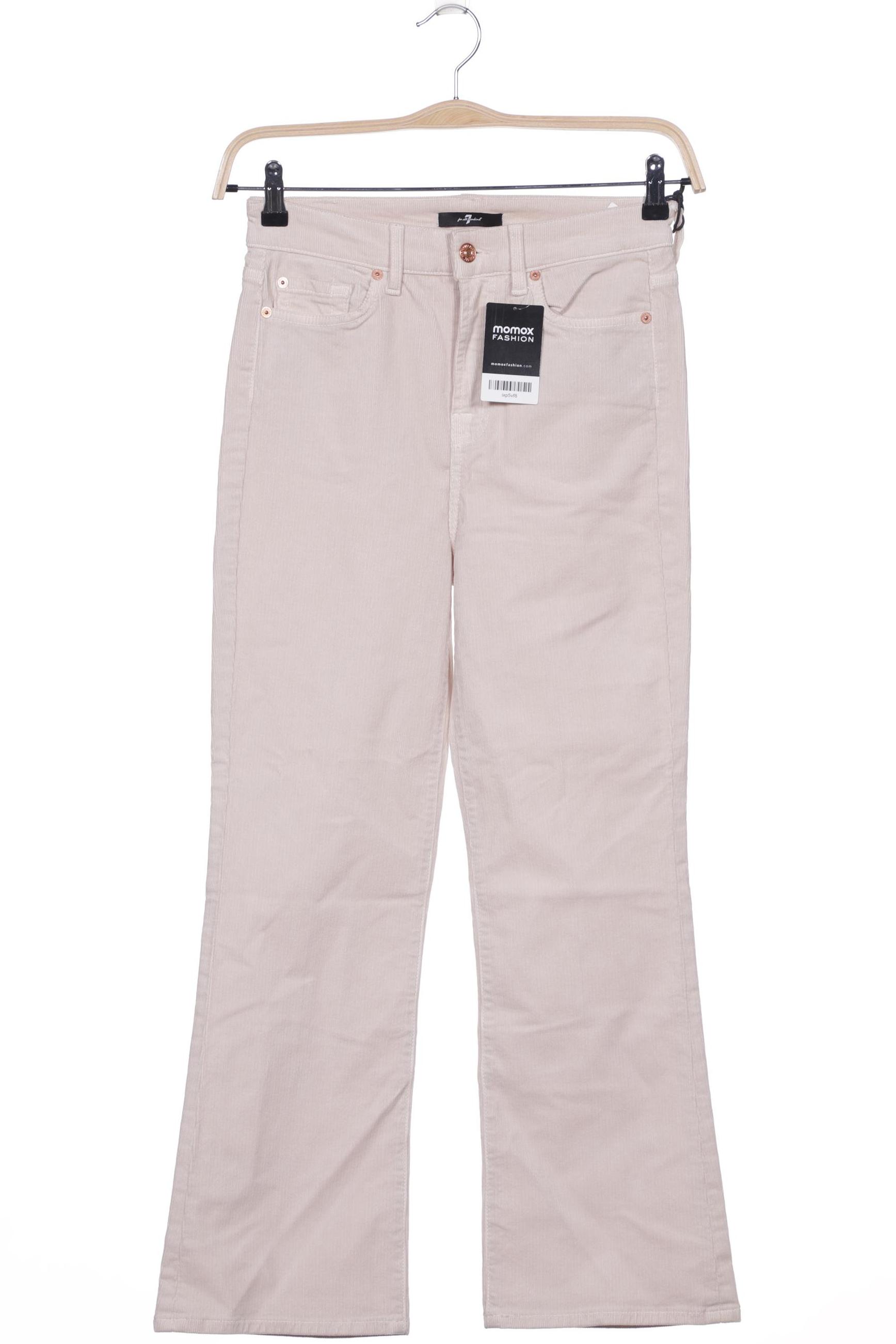 

7 for all mankind Damen Stoffhose, cremeweiß