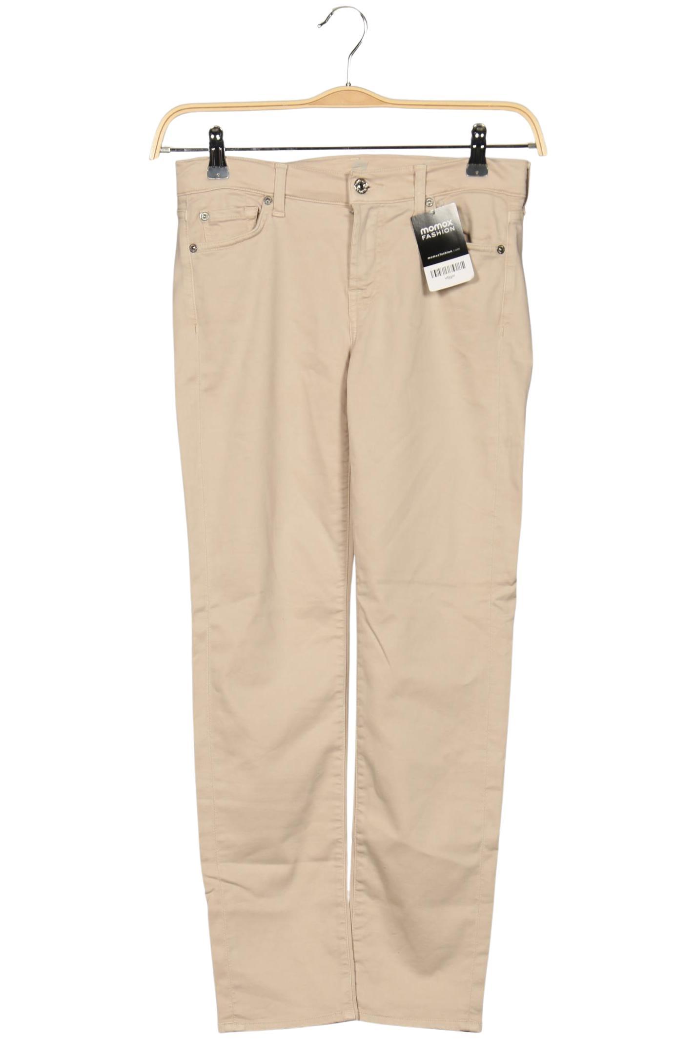 

7 for all mankind Damen Jeans, beige, Gr. 27