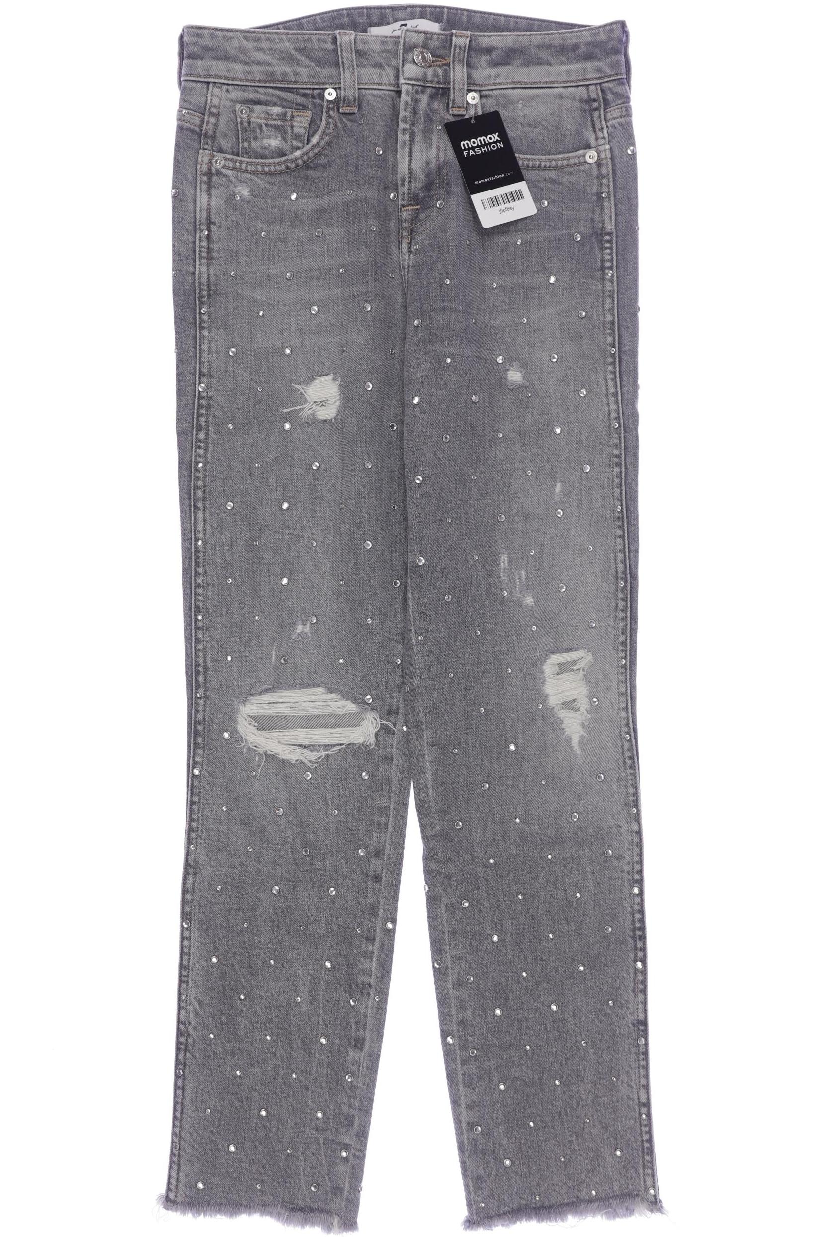 

7 for all mankind Damen Jeans, grau, Gr. 26