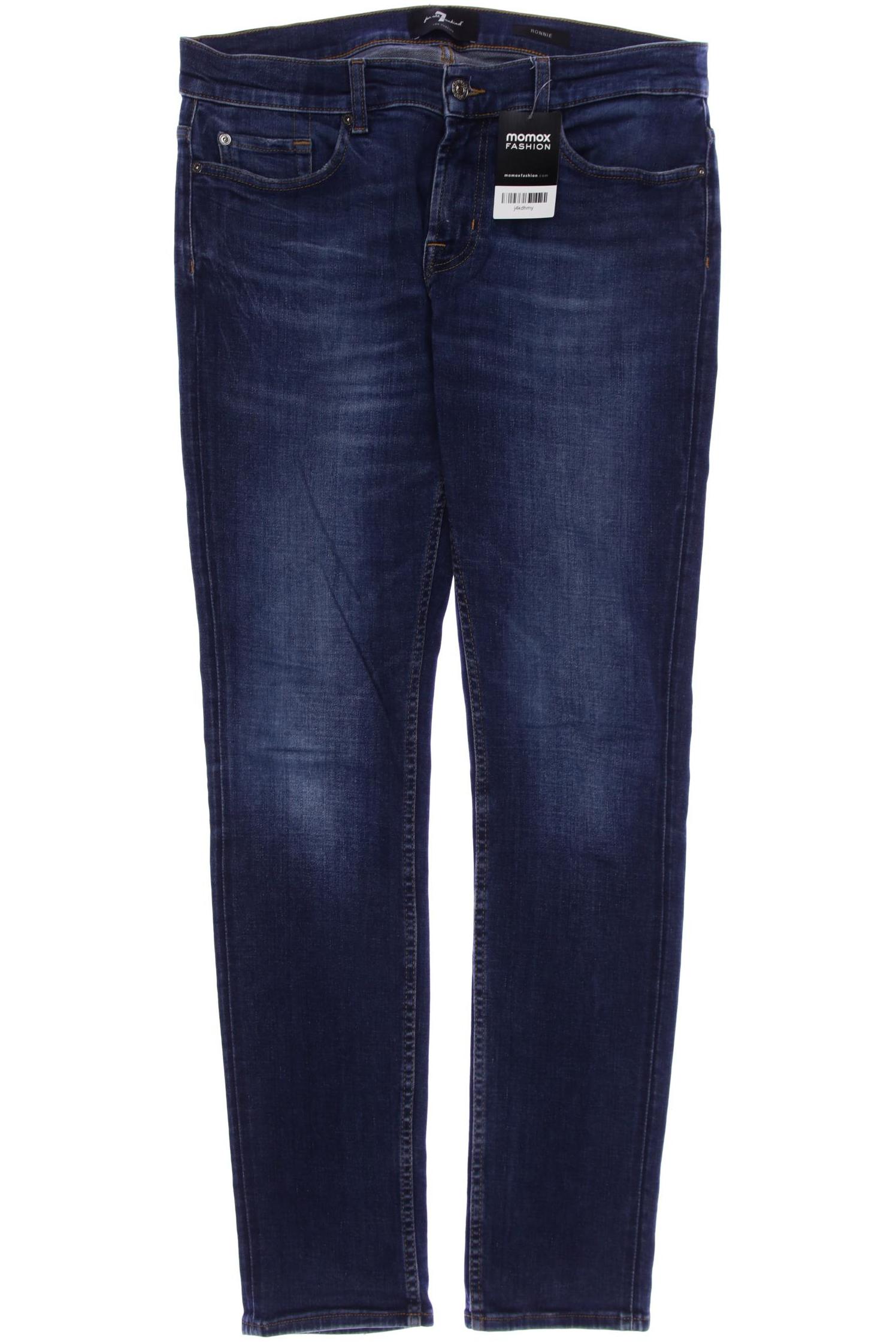 

7 for all mankind Herren Jeans, marineblau, Gr. 34