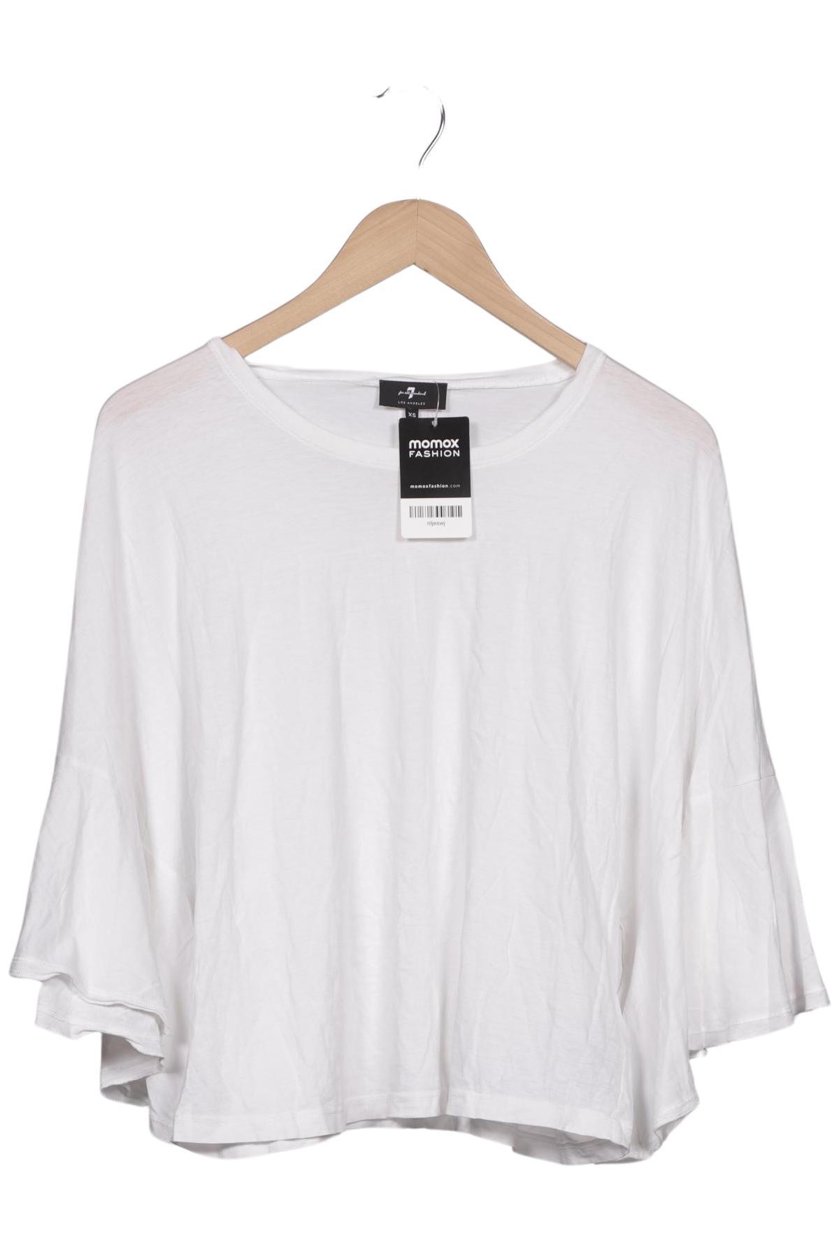 

7 for all mankind Damen T-Shirt, weiß, Gr. 34