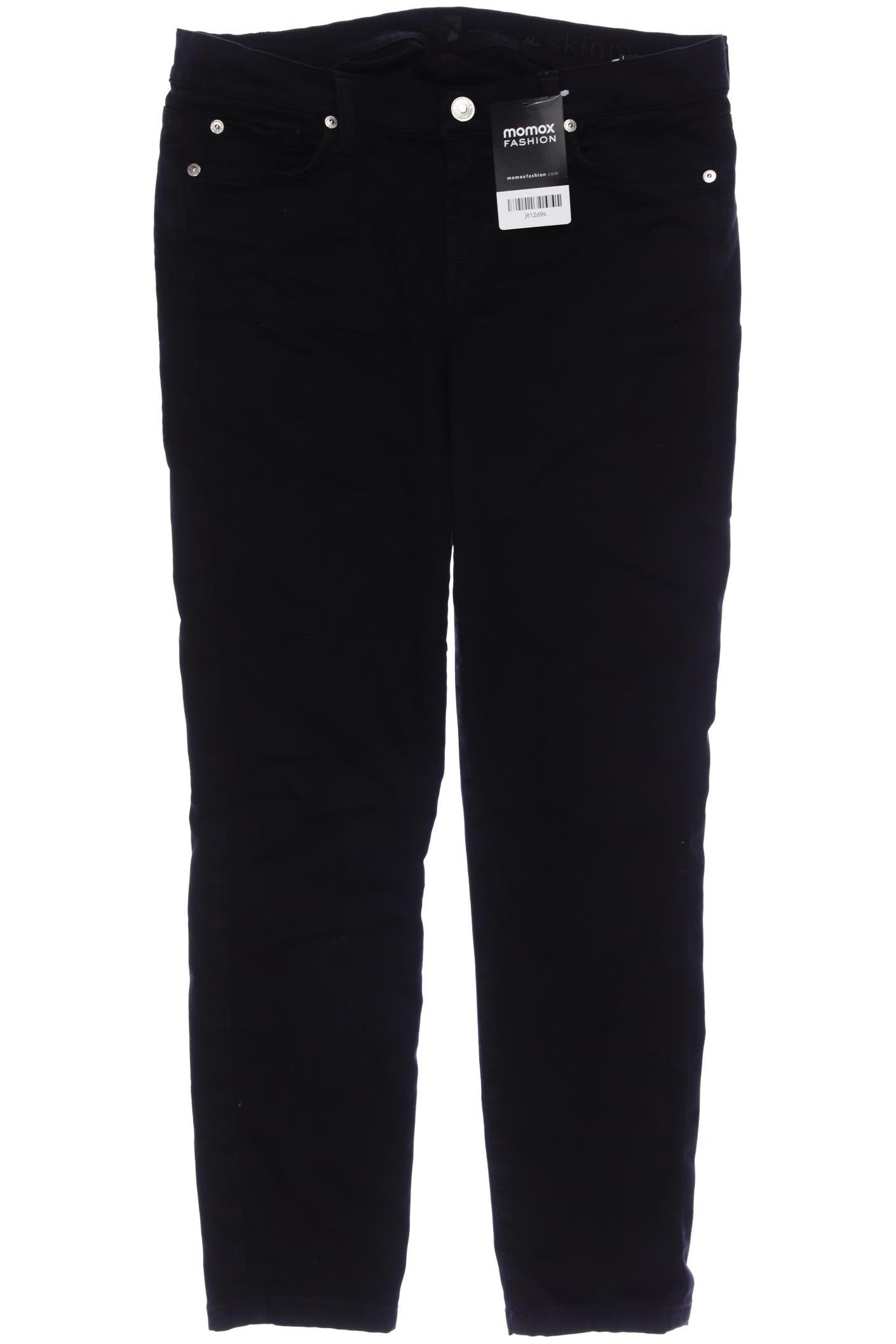 

7 for all mankind Damen Jeans, schwarz, Gr. 30