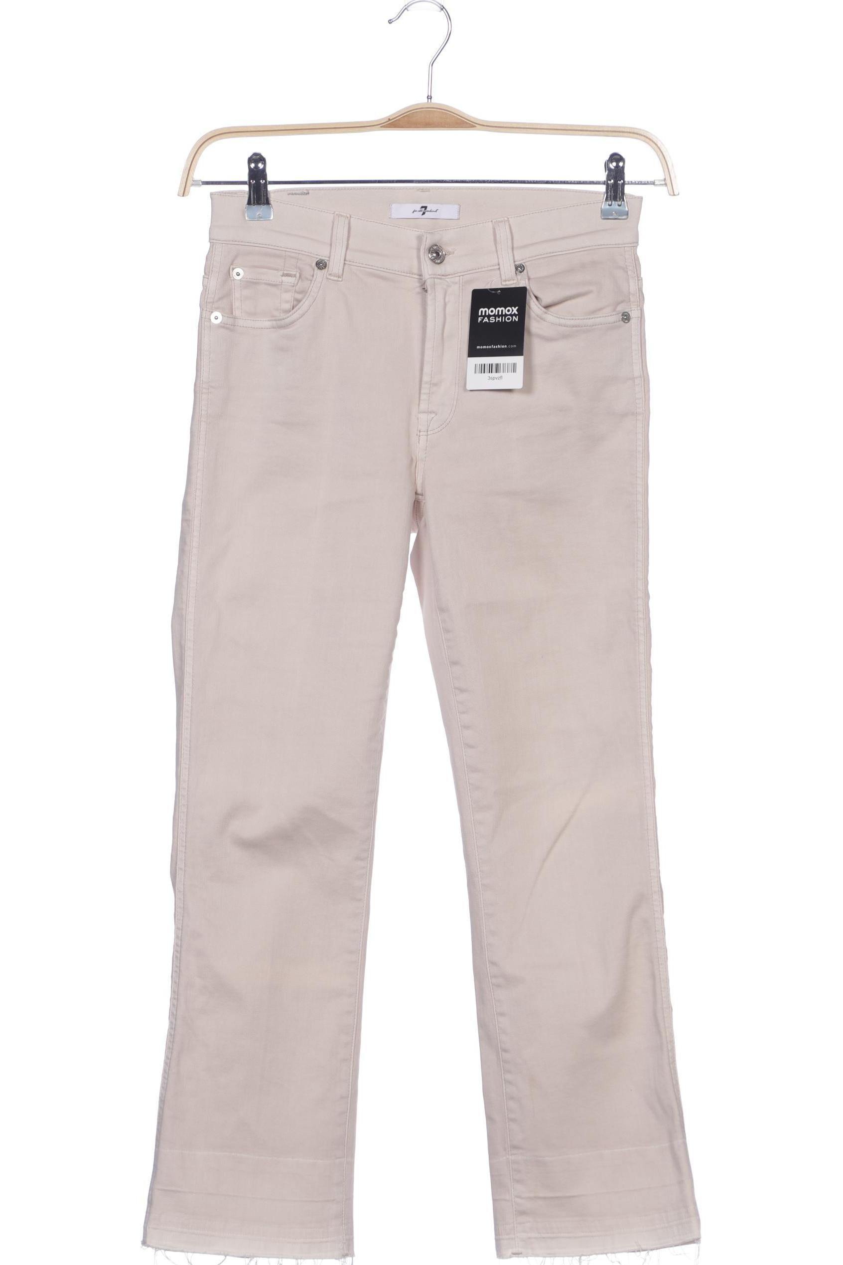 Thumbnail - 7 for all mankind Damen Jeans, beige, Gr. 27