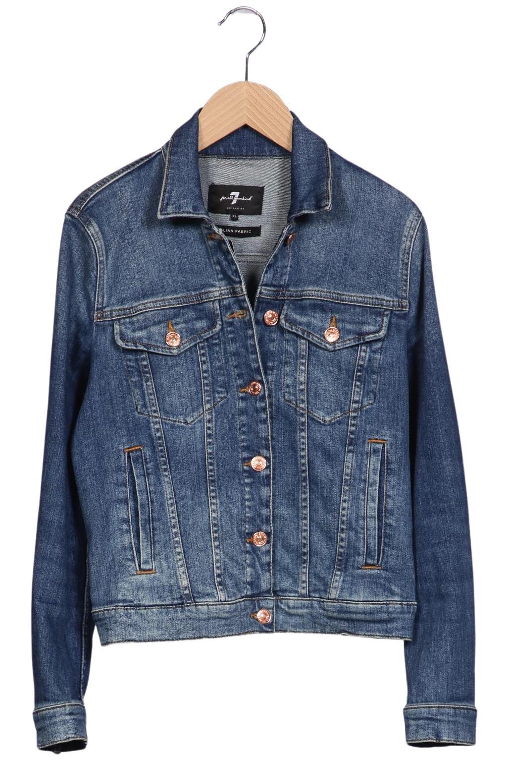 

7 for all mankind Damen Jacke, blau, Gr. 34