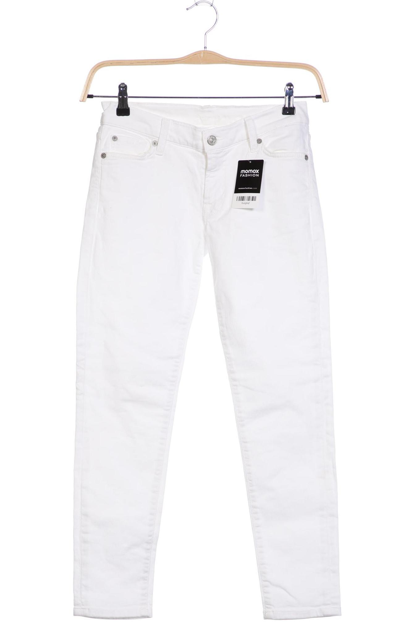 

7 for all mankind Damen Jeans, weiß