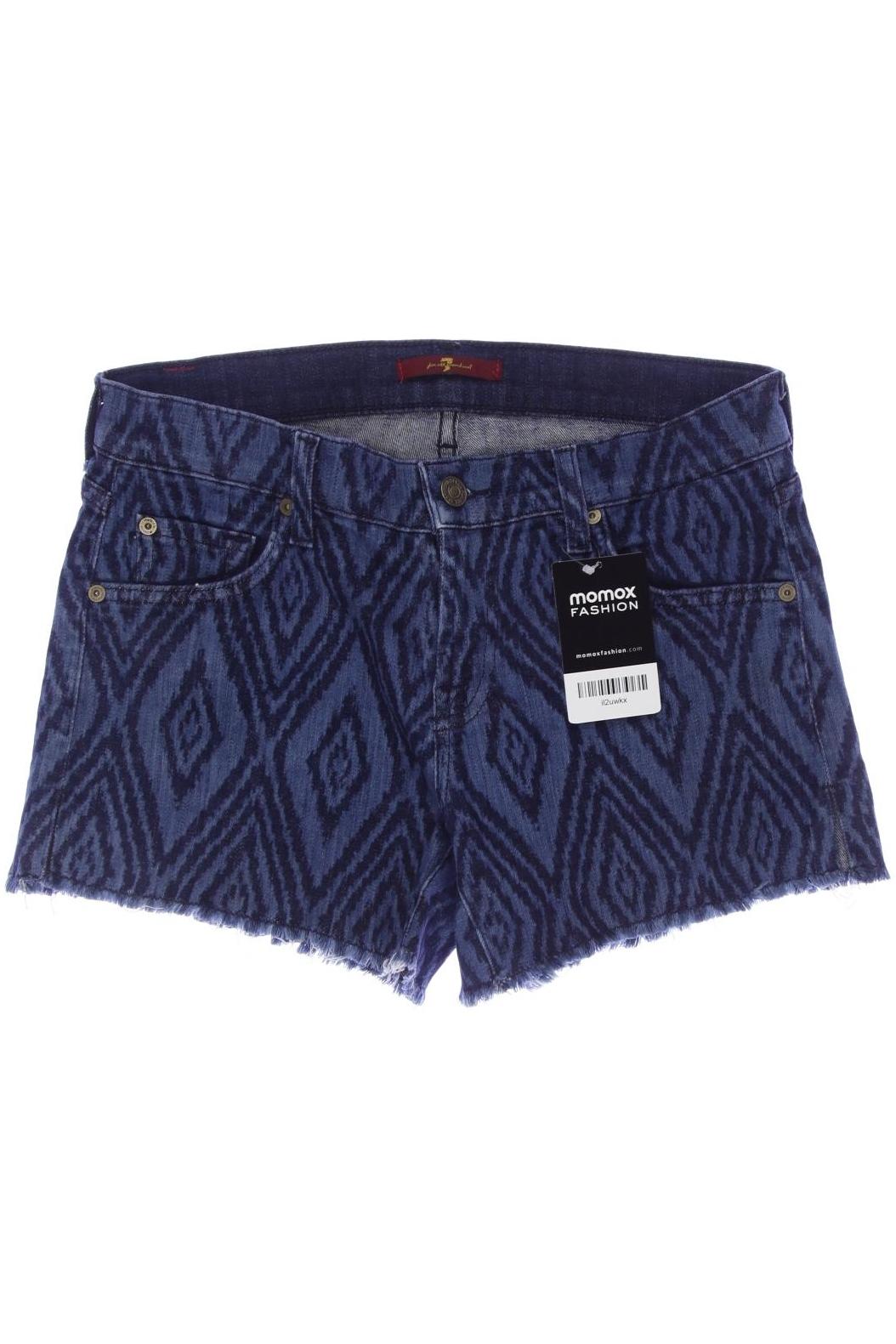 

7 for all mankind Damen Shorts, blau, Gr. 26