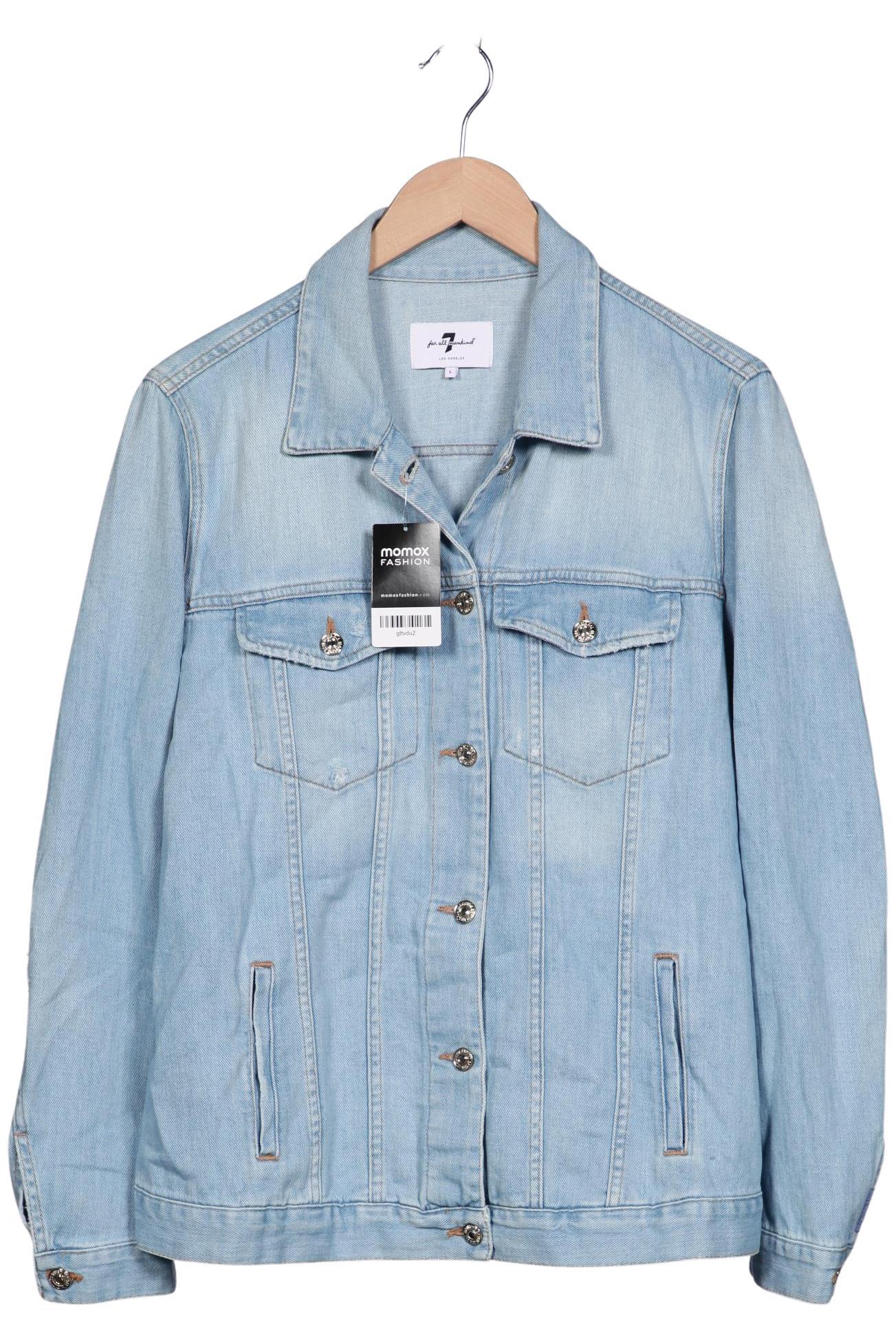 

7 for all mankind Damen Jacke, hellblau, Gr. 42
