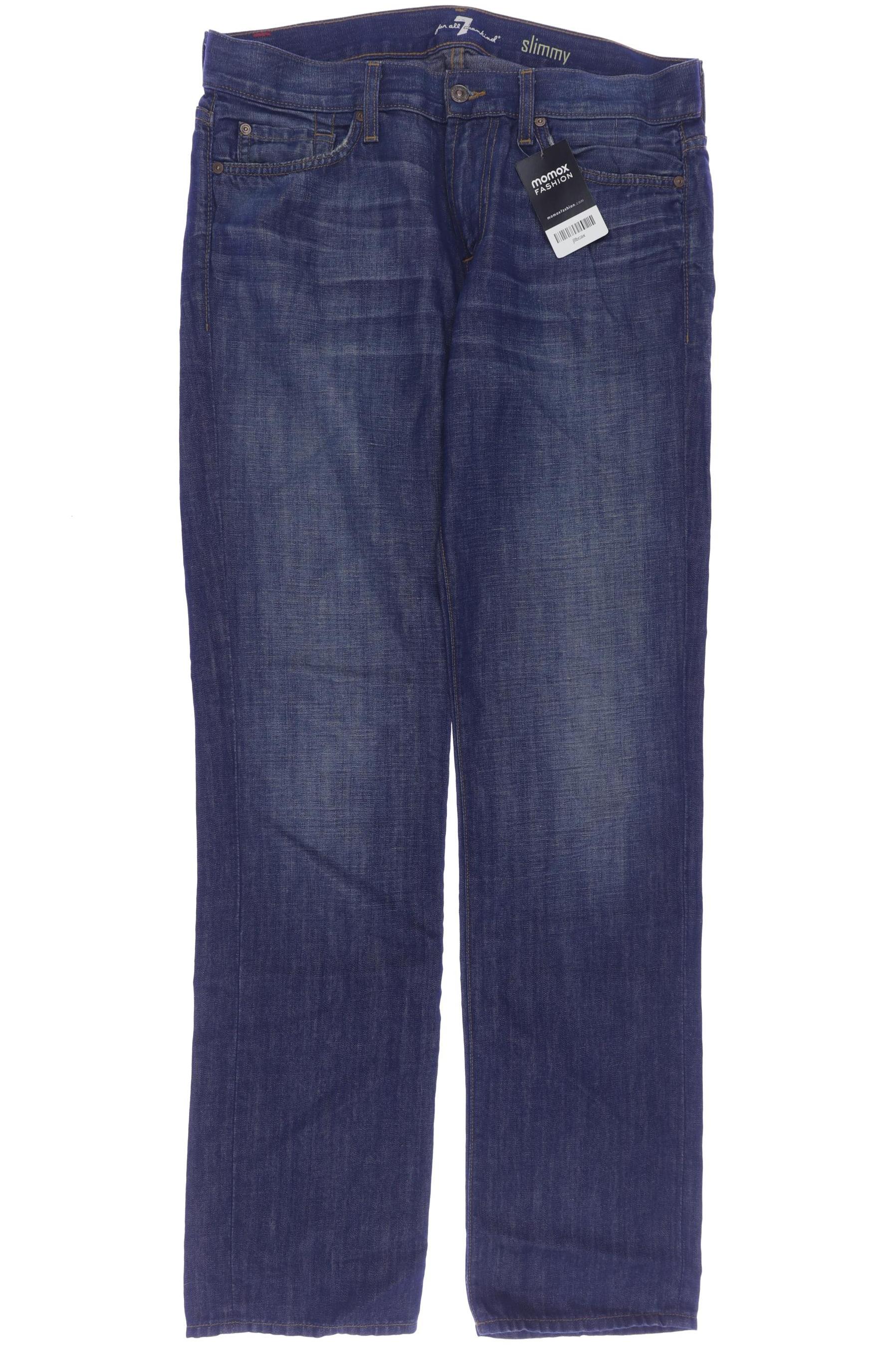 

7 for all mankind Herren Jeans, blau, Gr. 52