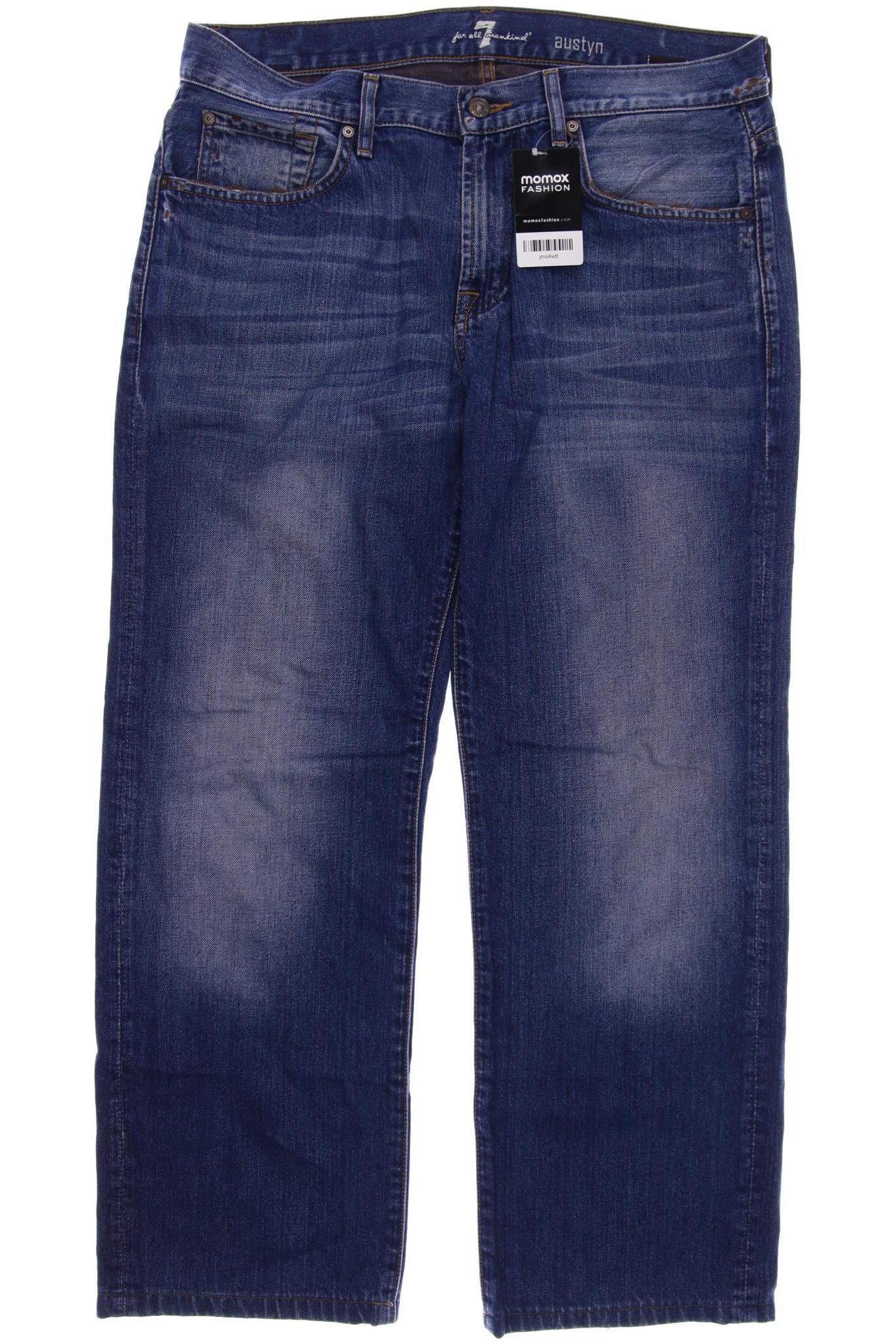 

7 for all mankind Herren Jeans, blau