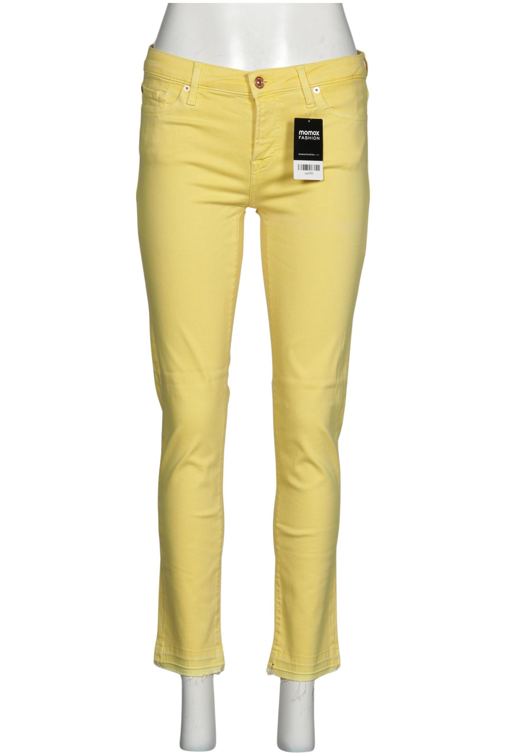 

7 for all mankind Damen Jeans, gelb, Gr. 30