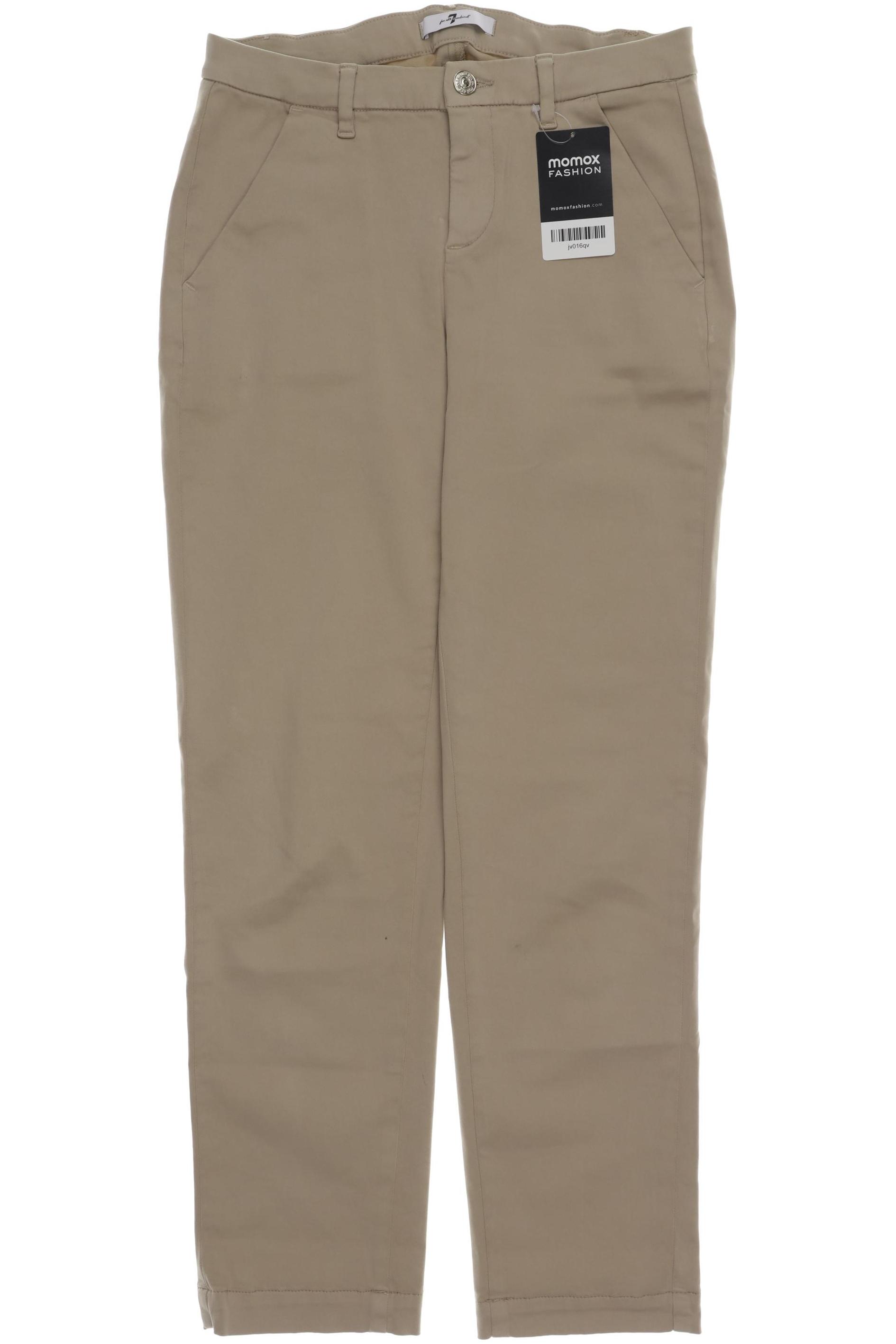 

7 for all mankind Damen Stoffhose, beige