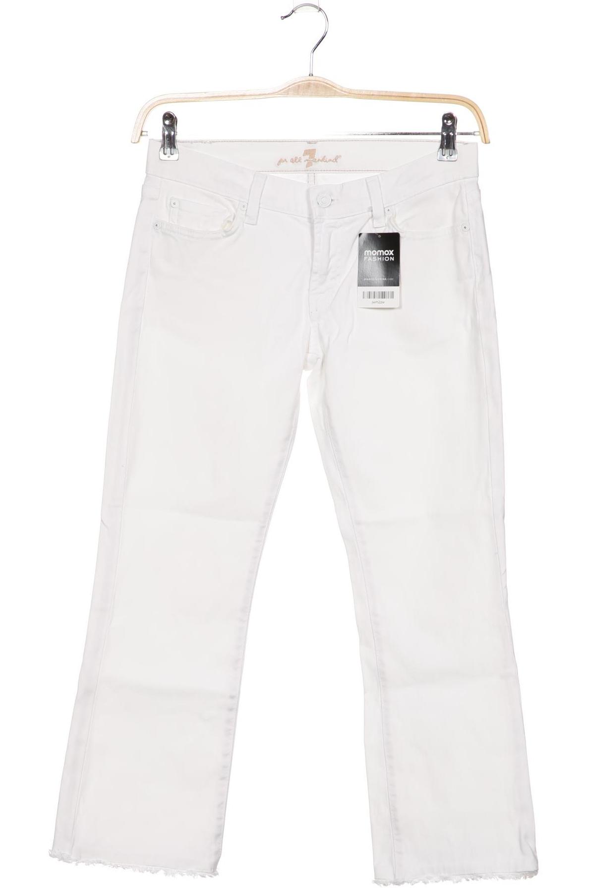 

7 for all mankind Damen Jeans, weiß