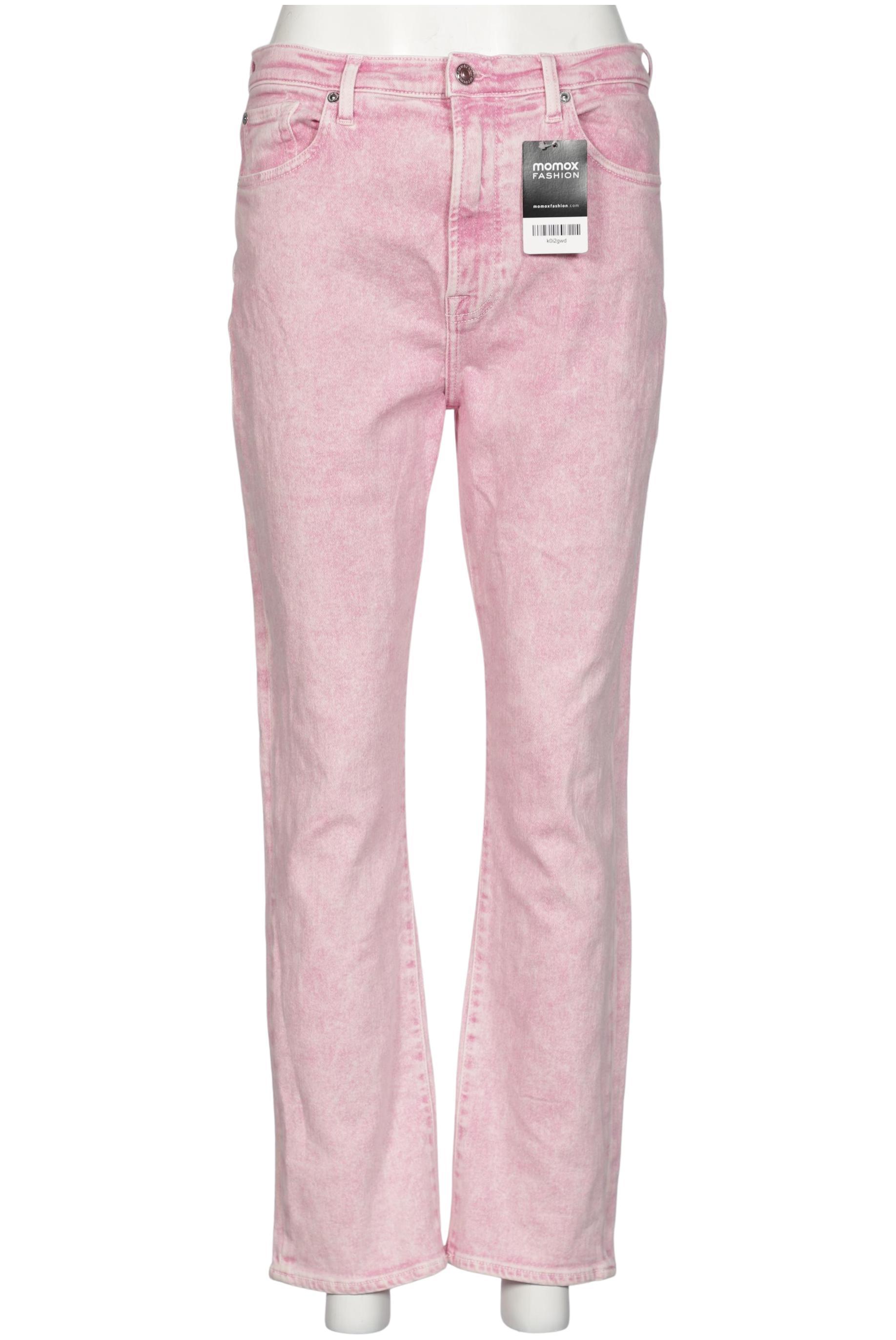 

7 for all mankind Damen Jeans, pink, Gr. 30