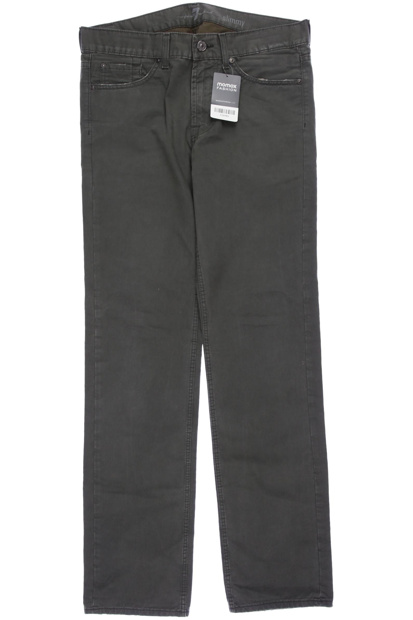 

7 for all mankind Herren Stoffhose, grün, Gr. 31