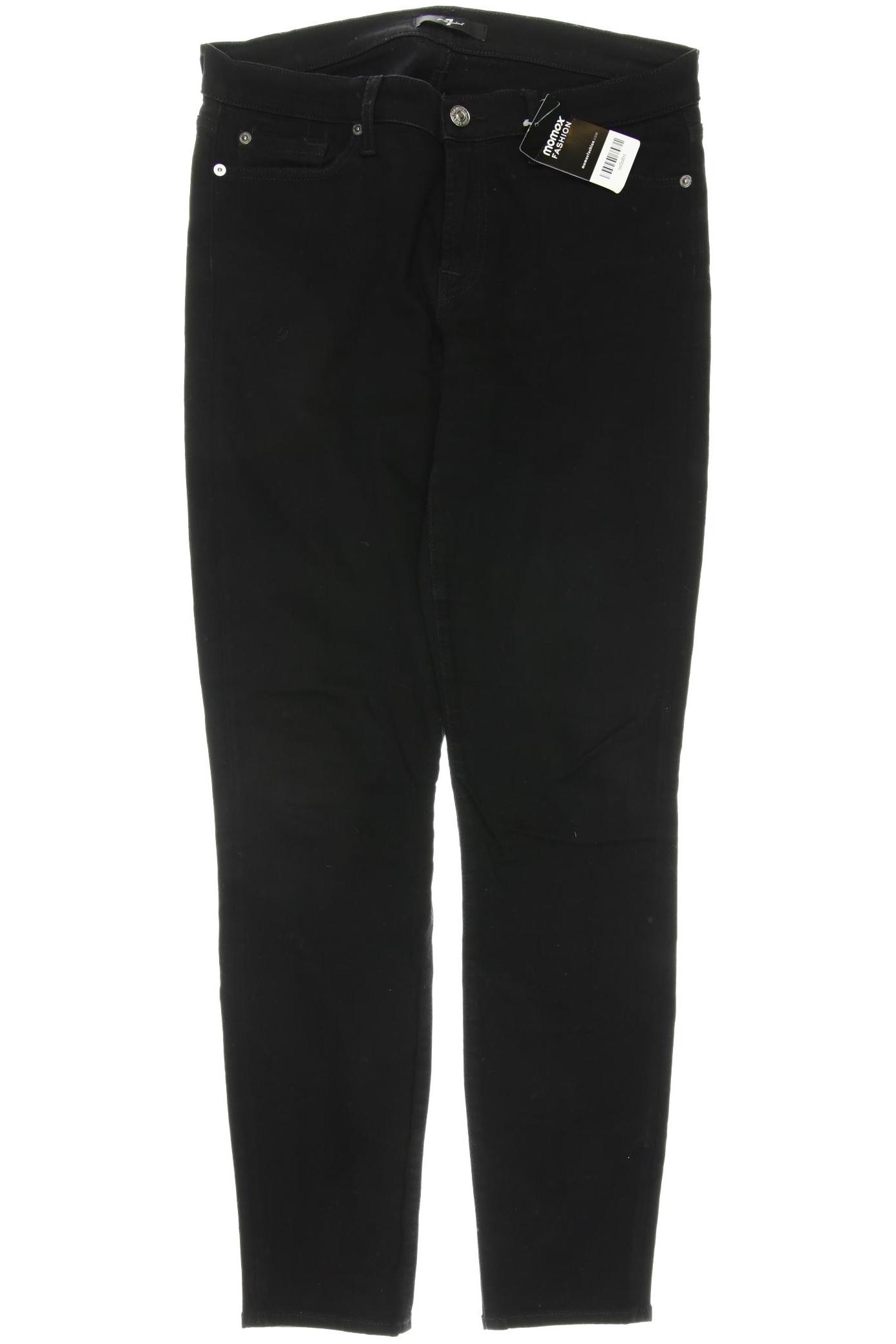 

7 for all mankind Damen Jeans, schwarz, Gr. 30