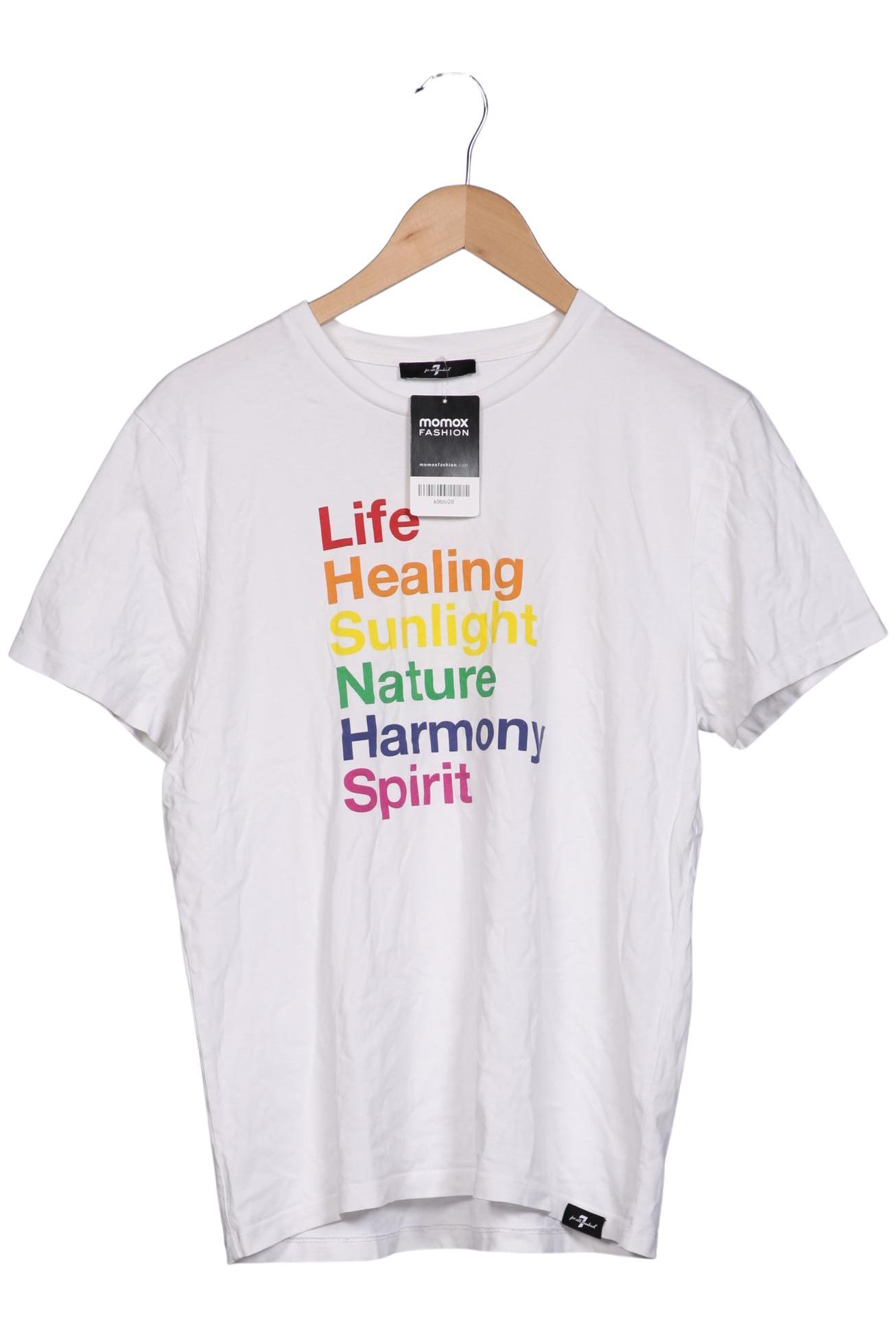 

7 for all mankind Herren T-Shirt, weiß, Gr. 48