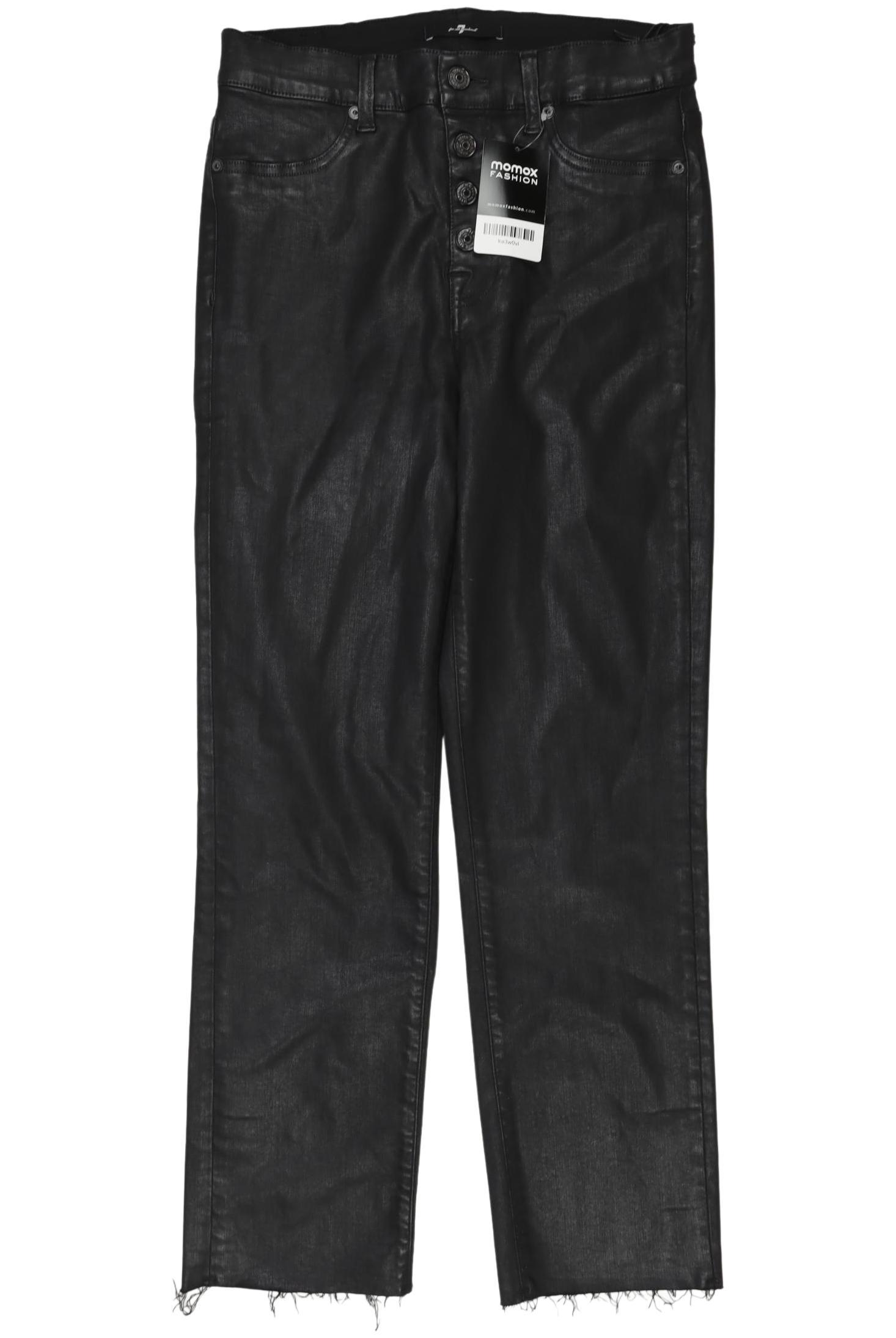 

7 for all mankind Damen Stoffhose, schwarz, Gr. 30