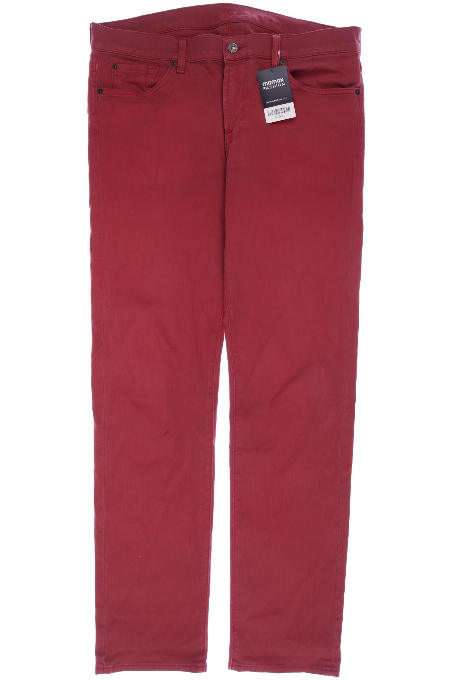 

7 for all mankind Herren Jeans, bordeaux