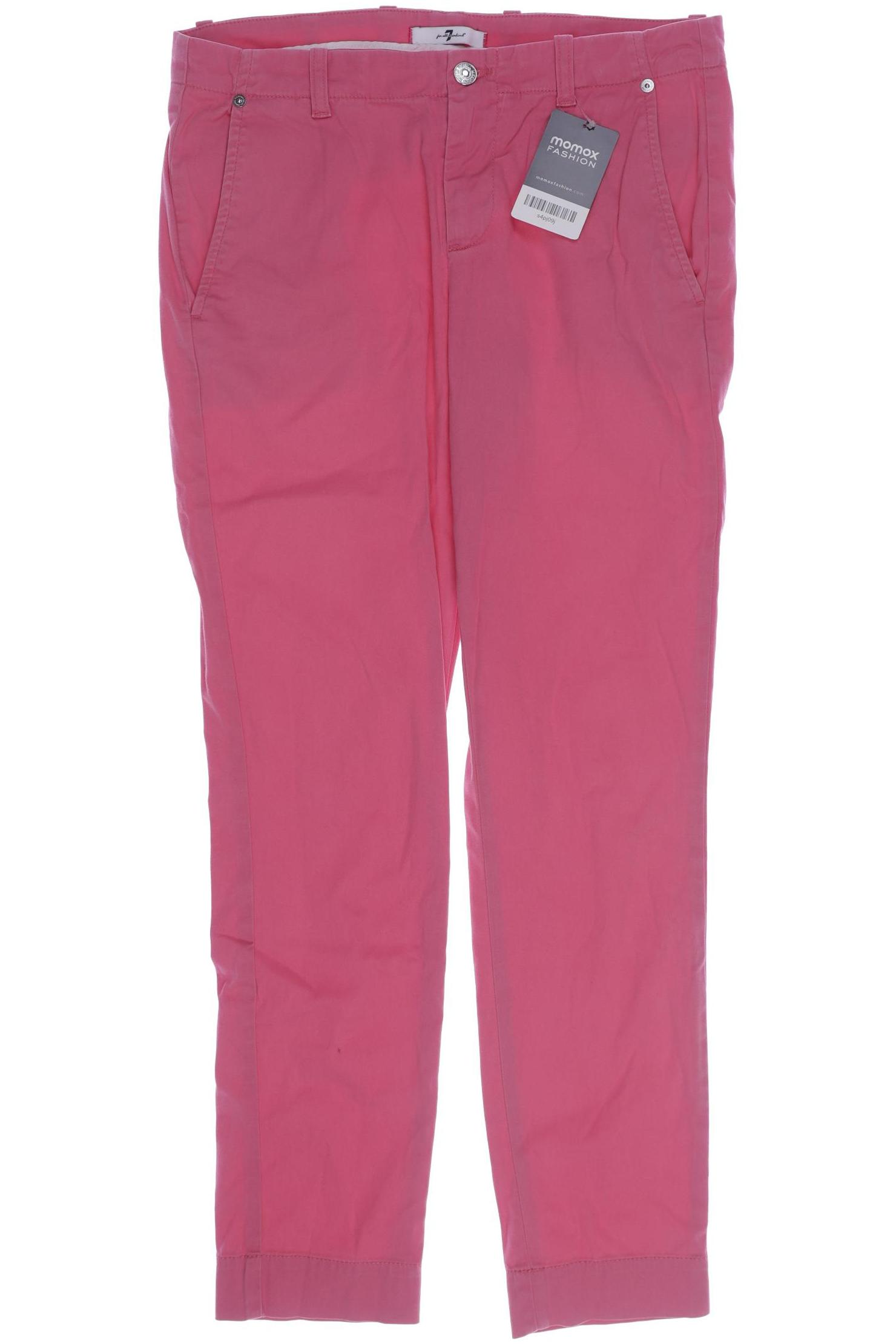 

7 for all mankind Damen Stoffhose, pink, Gr. 28