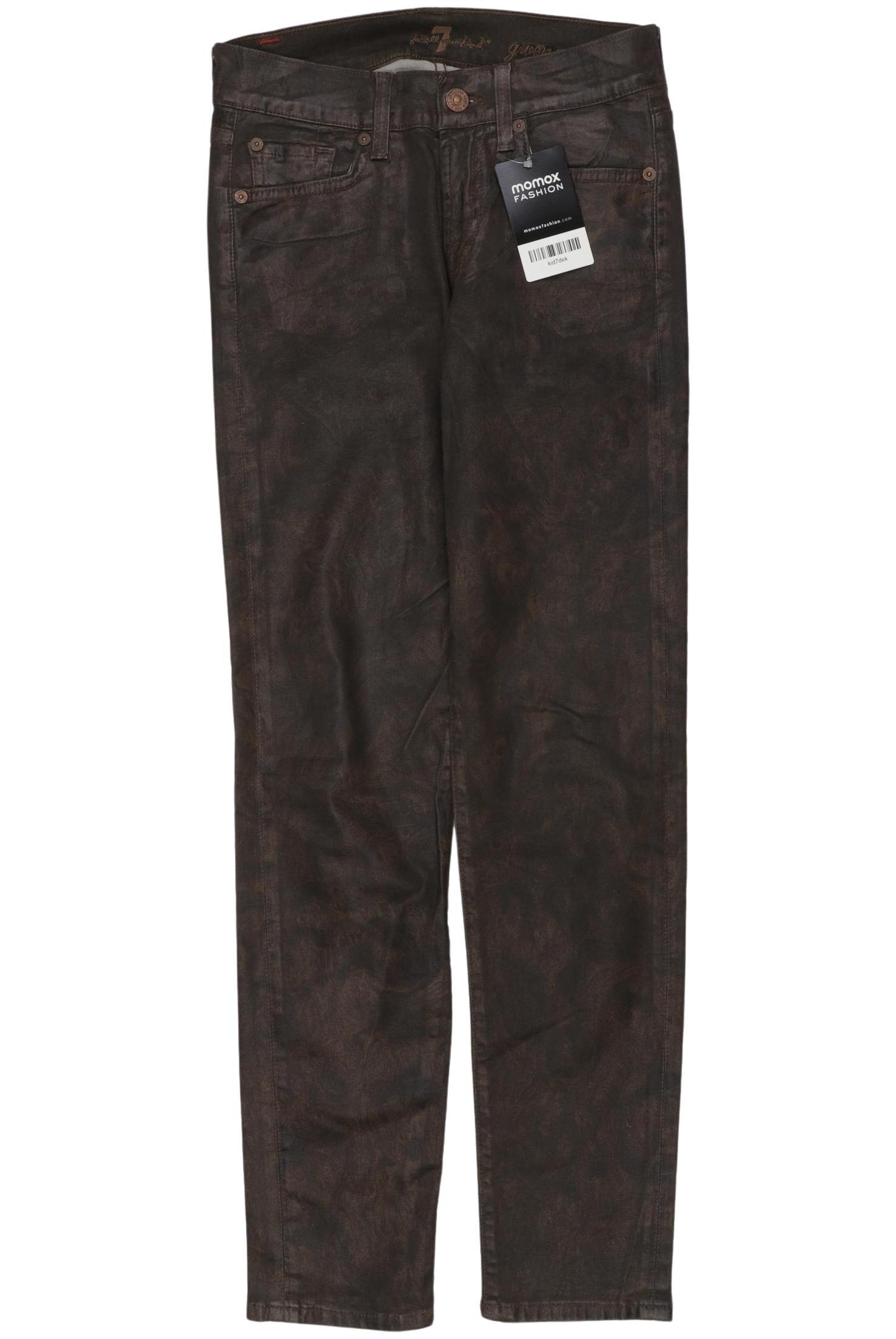 

7 for all mankind Damen Stoffhose, braun, Gr. 24