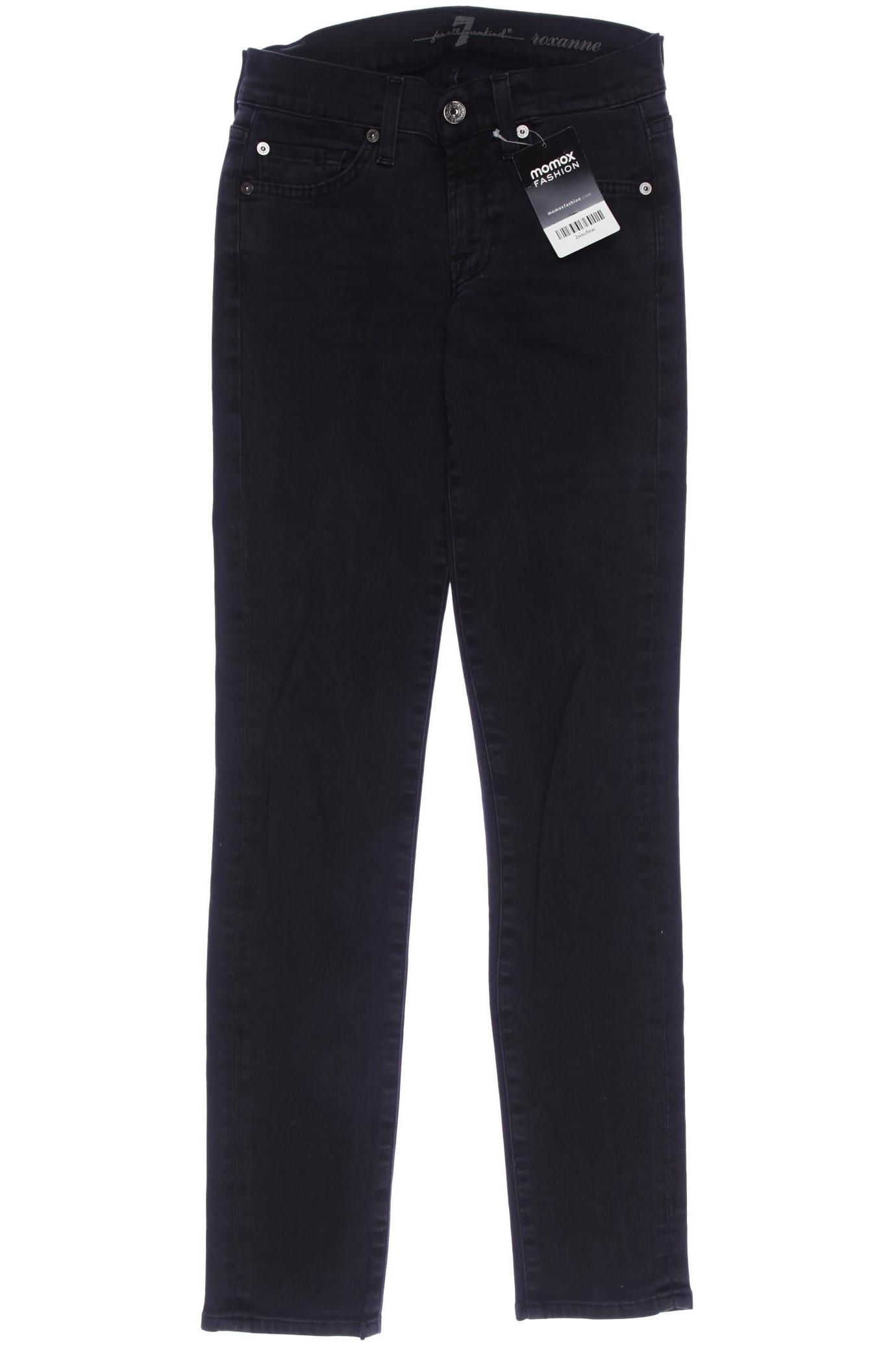 

7 for all mankind Damen Jeans, schwarz, Gr. 24