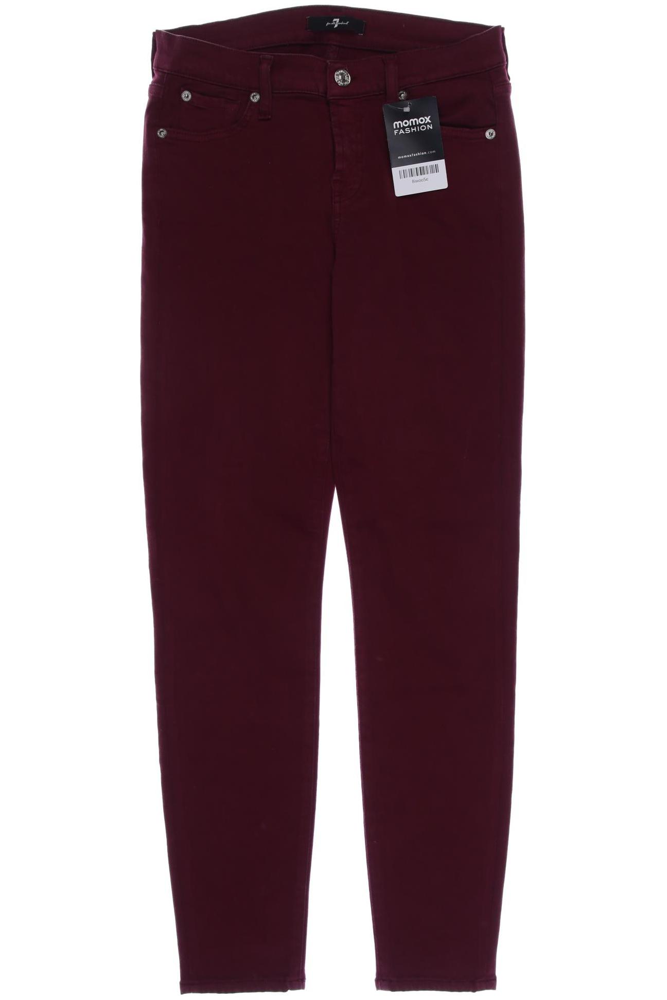 

7 for all mankind Damen Jeans, bordeaux, Gr. 27