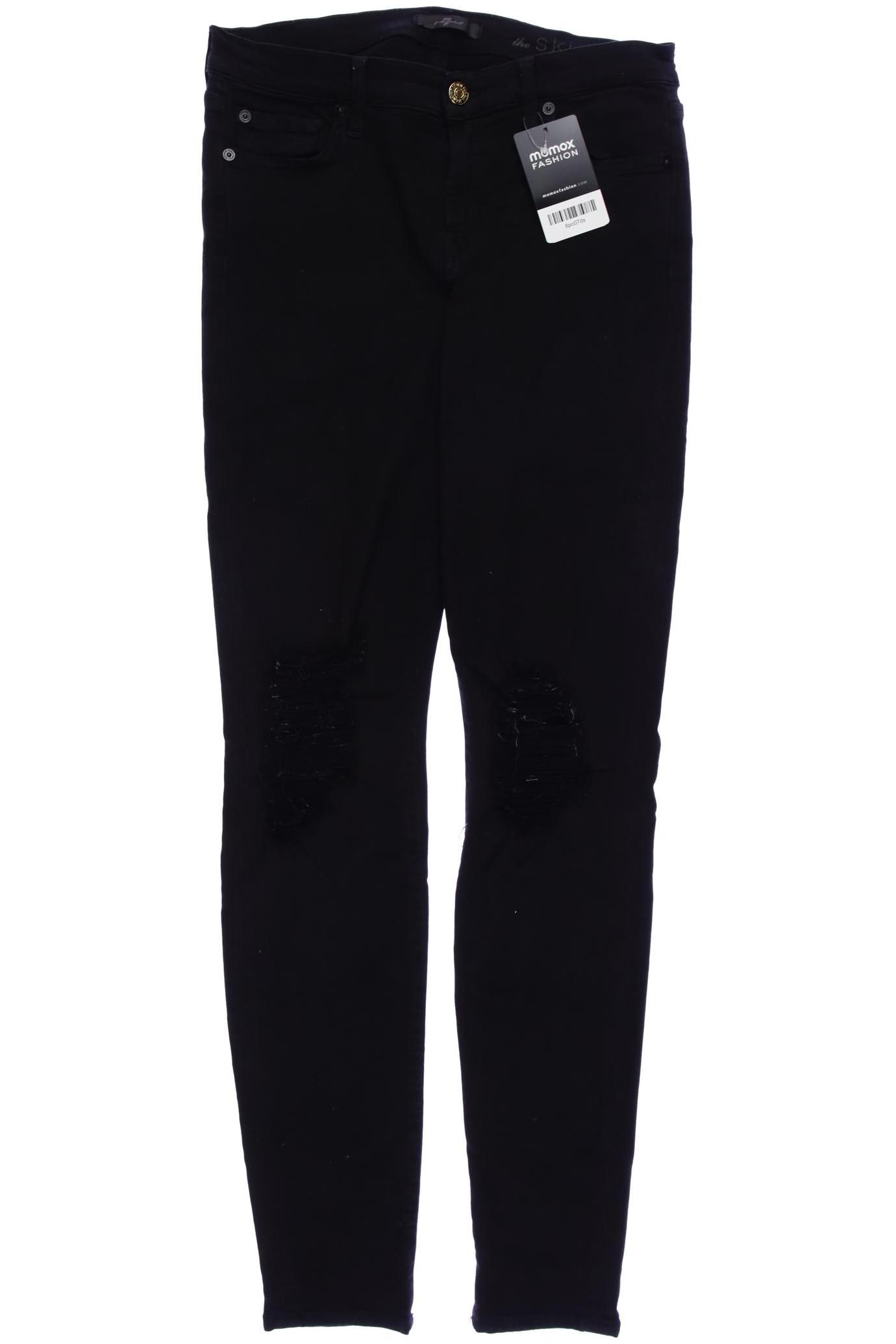 

7 for all mankind Damen Jeans, schwarz, Gr. 28