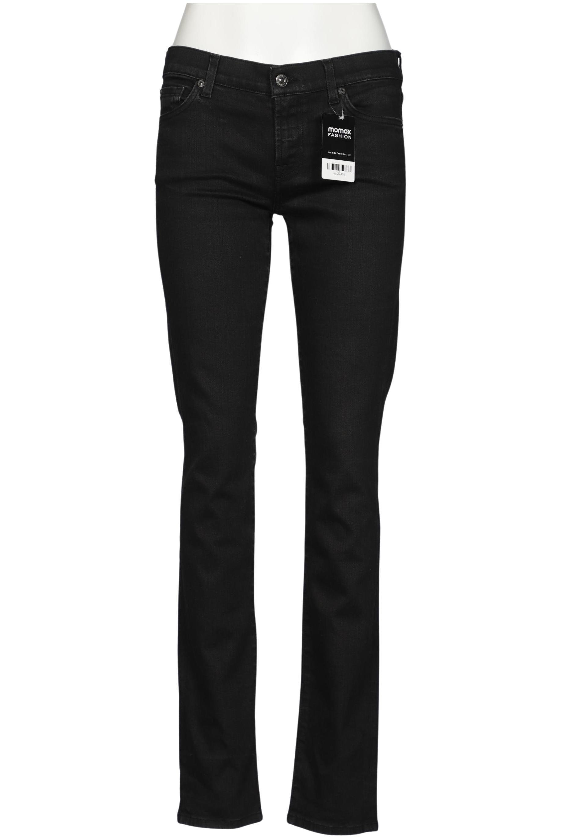

7 for all mankind Damen Jeans, schwarz, Gr. 30