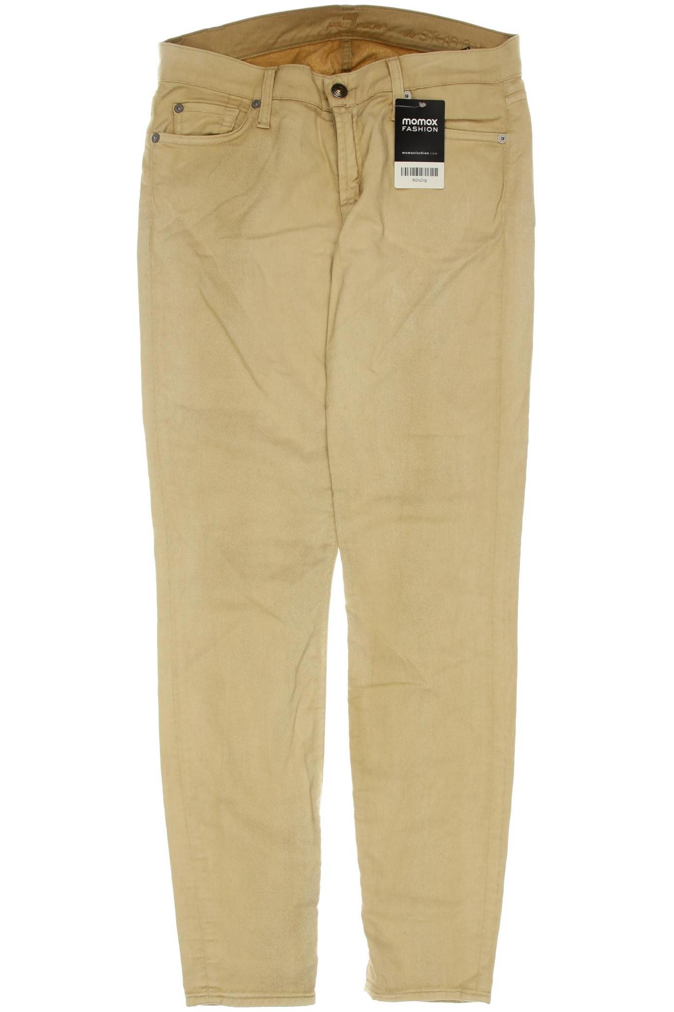 

7 for all mankind Damen Jeans, beige, Gr. 27