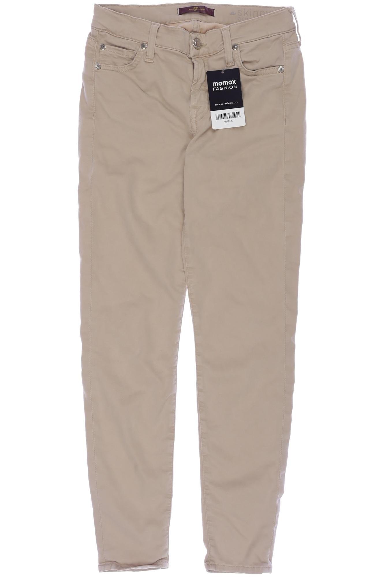 Thumbnail - 7 for all mankind Damen Jeans, beige, Gr. 25