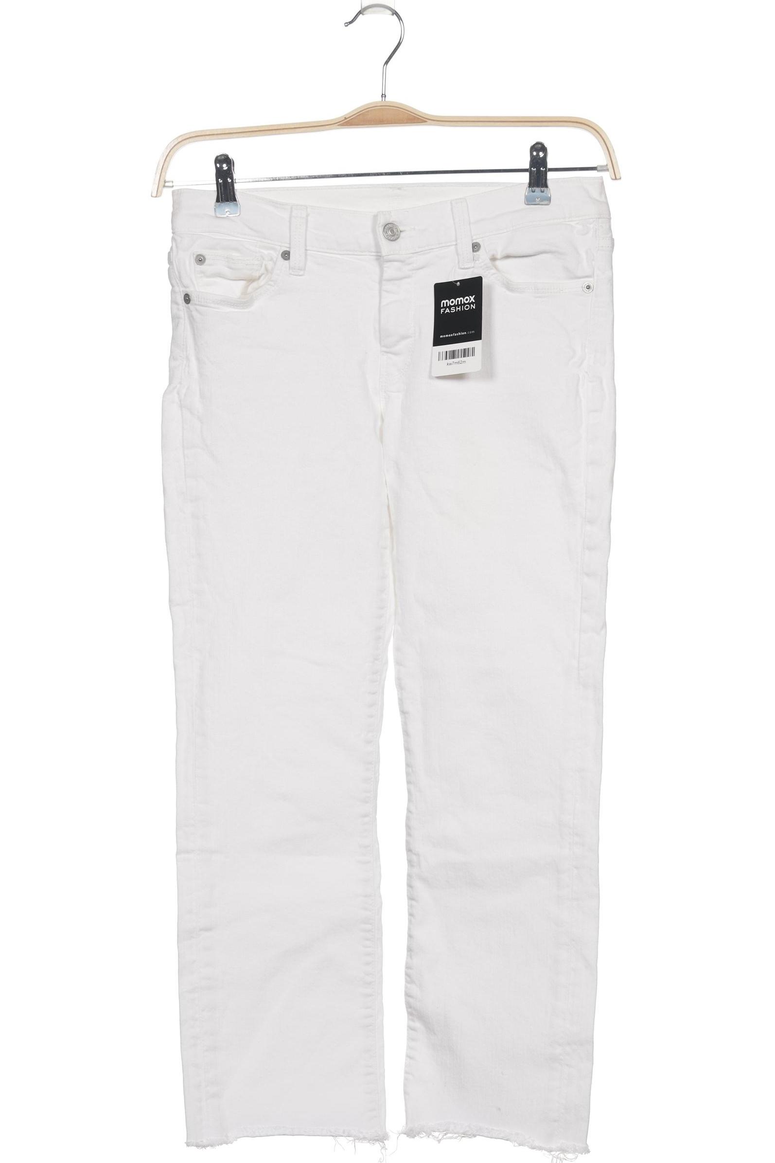

7 for all mankind Damen Jeans, weiß, Gr. 28