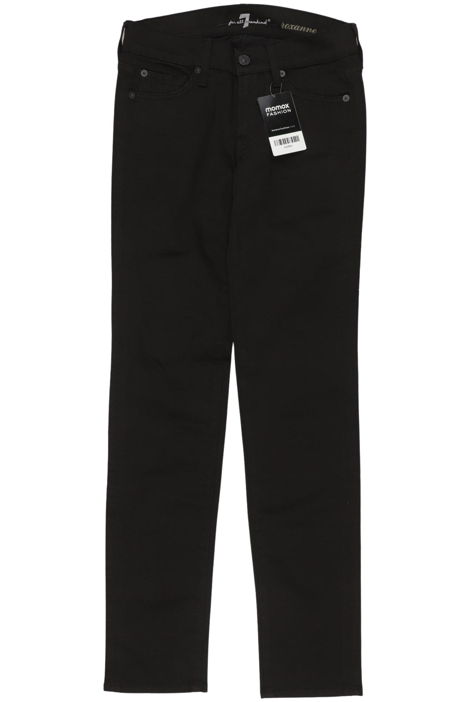 

7 for all mankind Damen Jeans, schwarz, Gr. 24