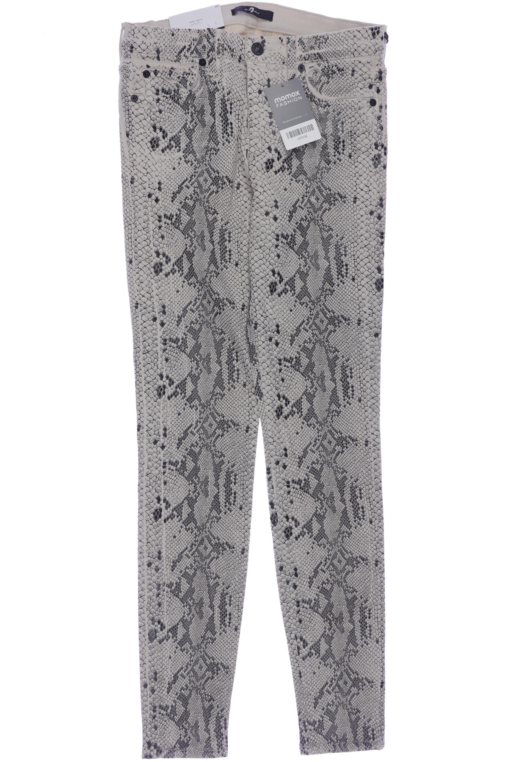 Thumbnail - 7 for all mankind Damen Jeans, beige, Gr. 29