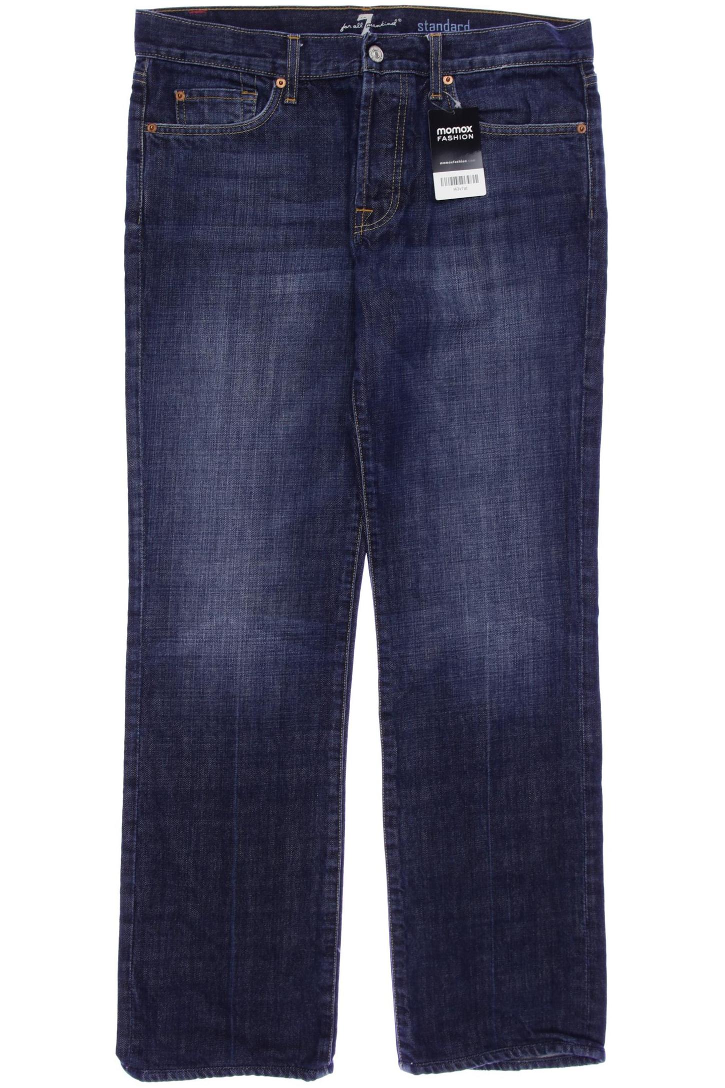 

7 for all mankind Herren Jeans, marineblau, Gr. 33