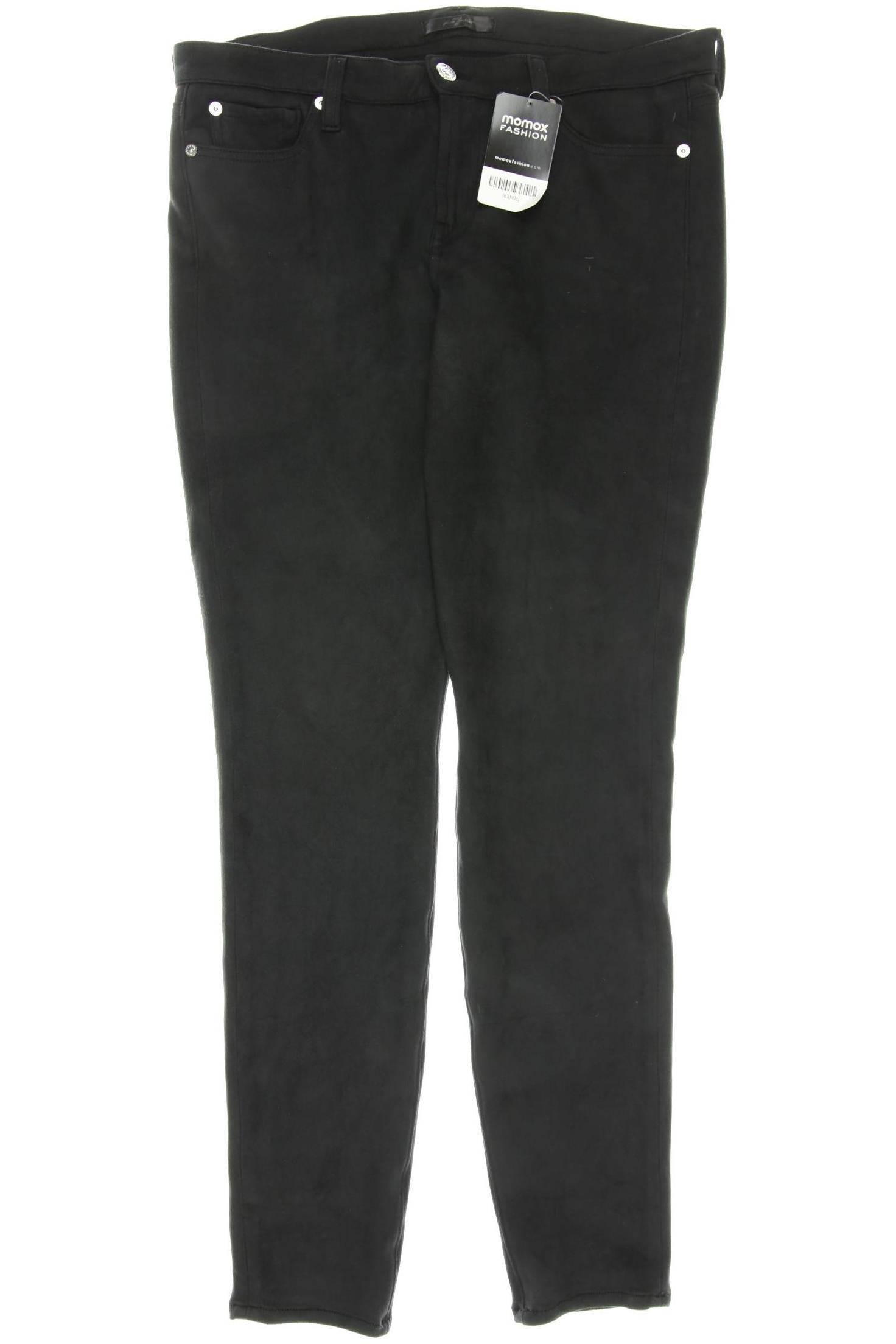 

7 for all mankind Damen Stoffhose, schwarz, Gr. 31