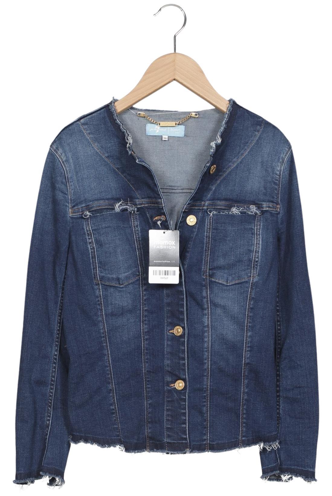 

7 for all mankind Damen Jacke, blau, Gr. 34
