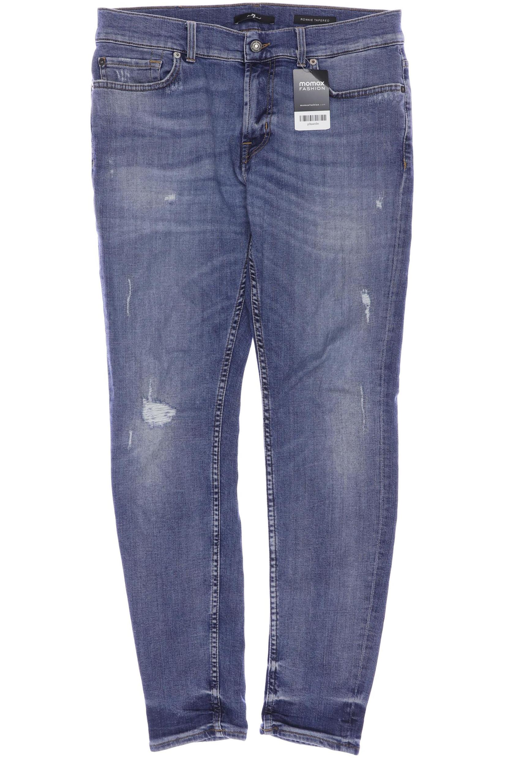 

7 for all mankind Herren Jeans, blau, Gr. 34