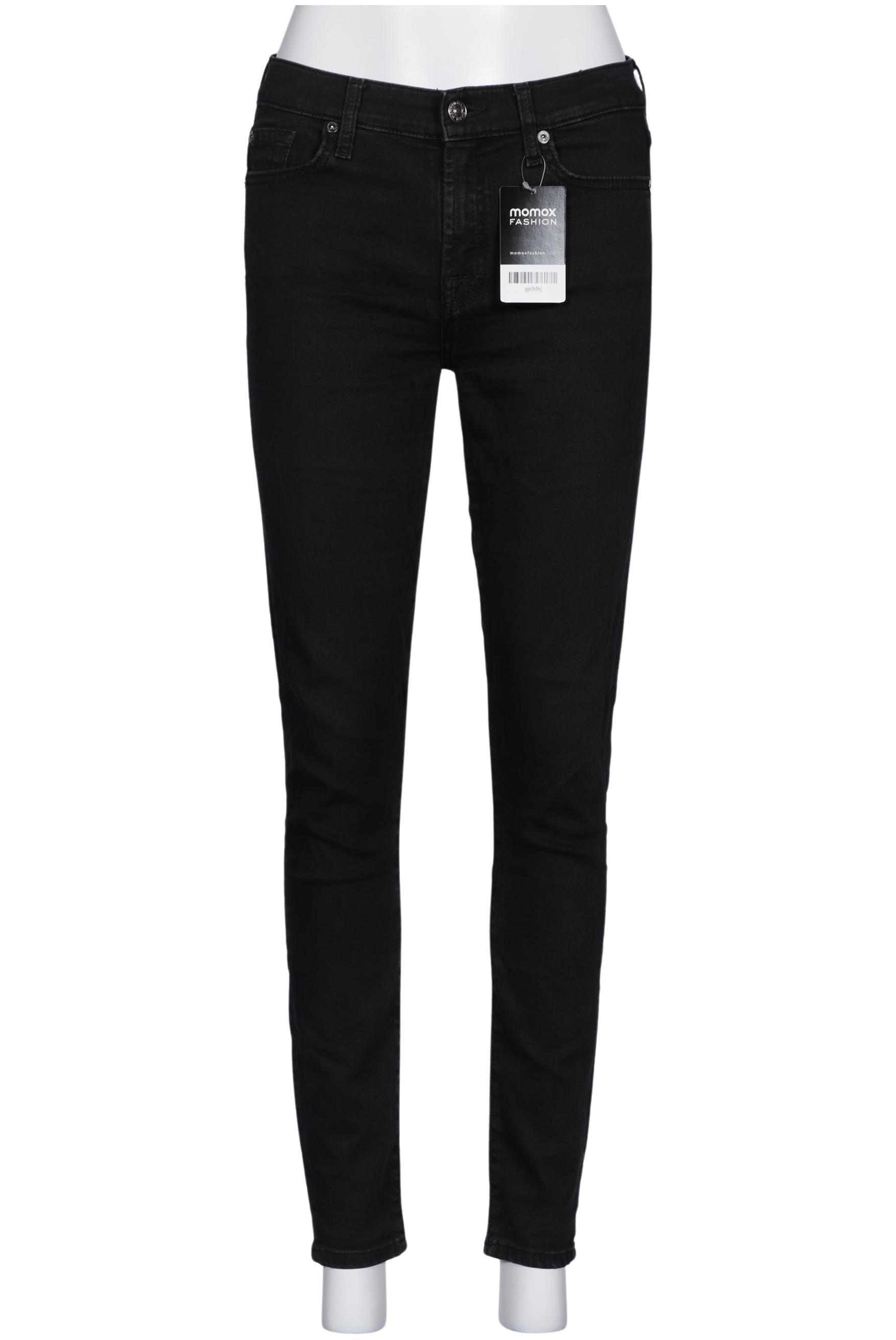 

7 for all mankind Damen Jeans, schwarz, Gr. 28
