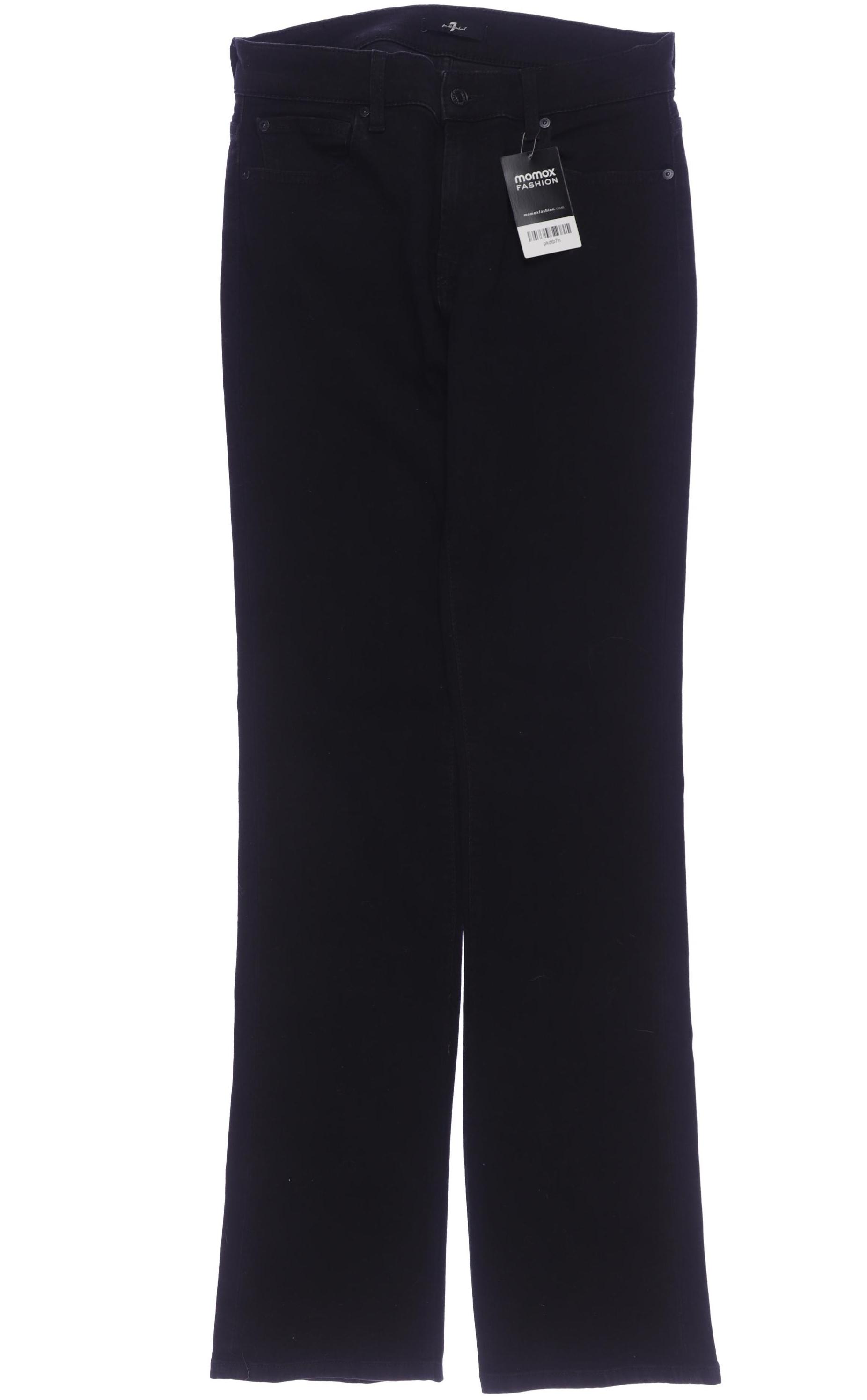 

7 for all mankind Damen Jeans, schwarz, Gr. 30