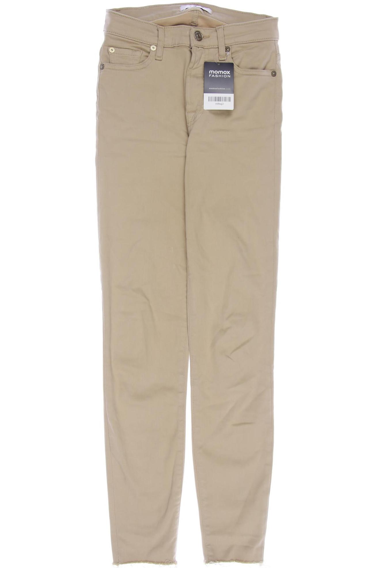 

7 for all mankind Damen Jeans, beige, Gr. 25