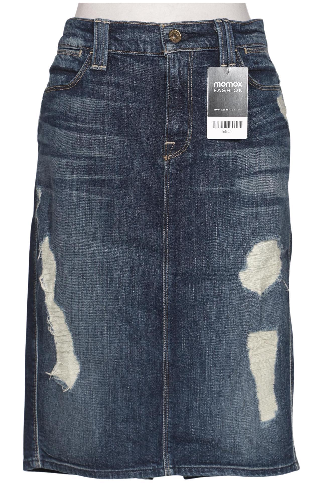 

7 for all mankind Damen Rock, blau, Gr. 28