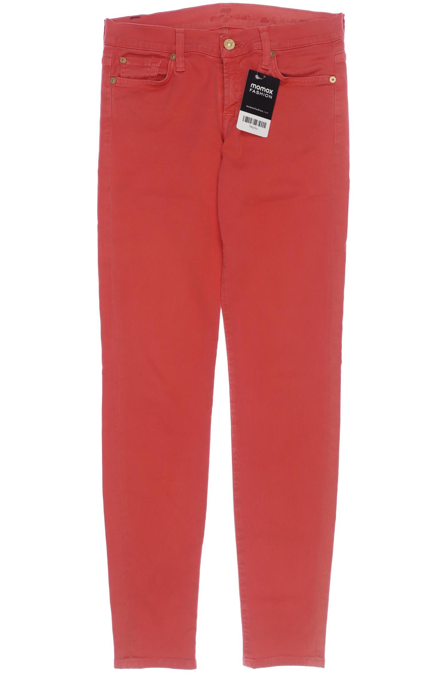 

7 for all mankind Damen Jeans, rot, Gr. 26