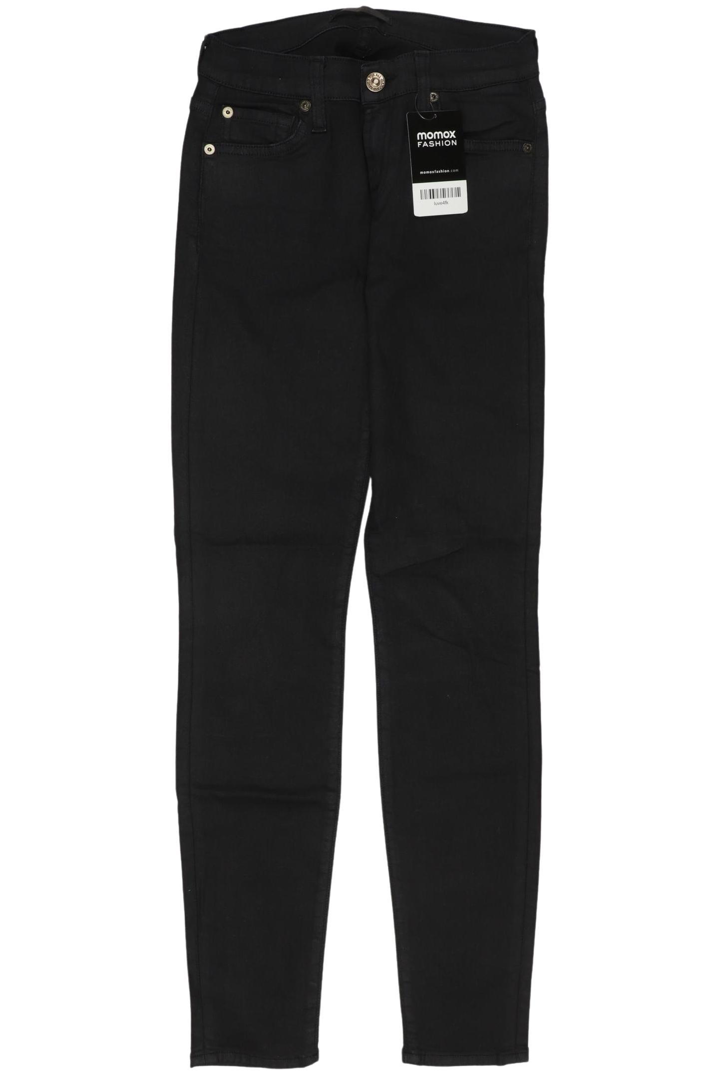 

7 for all mankind Damen Jeans, schwarz, Gr. 24