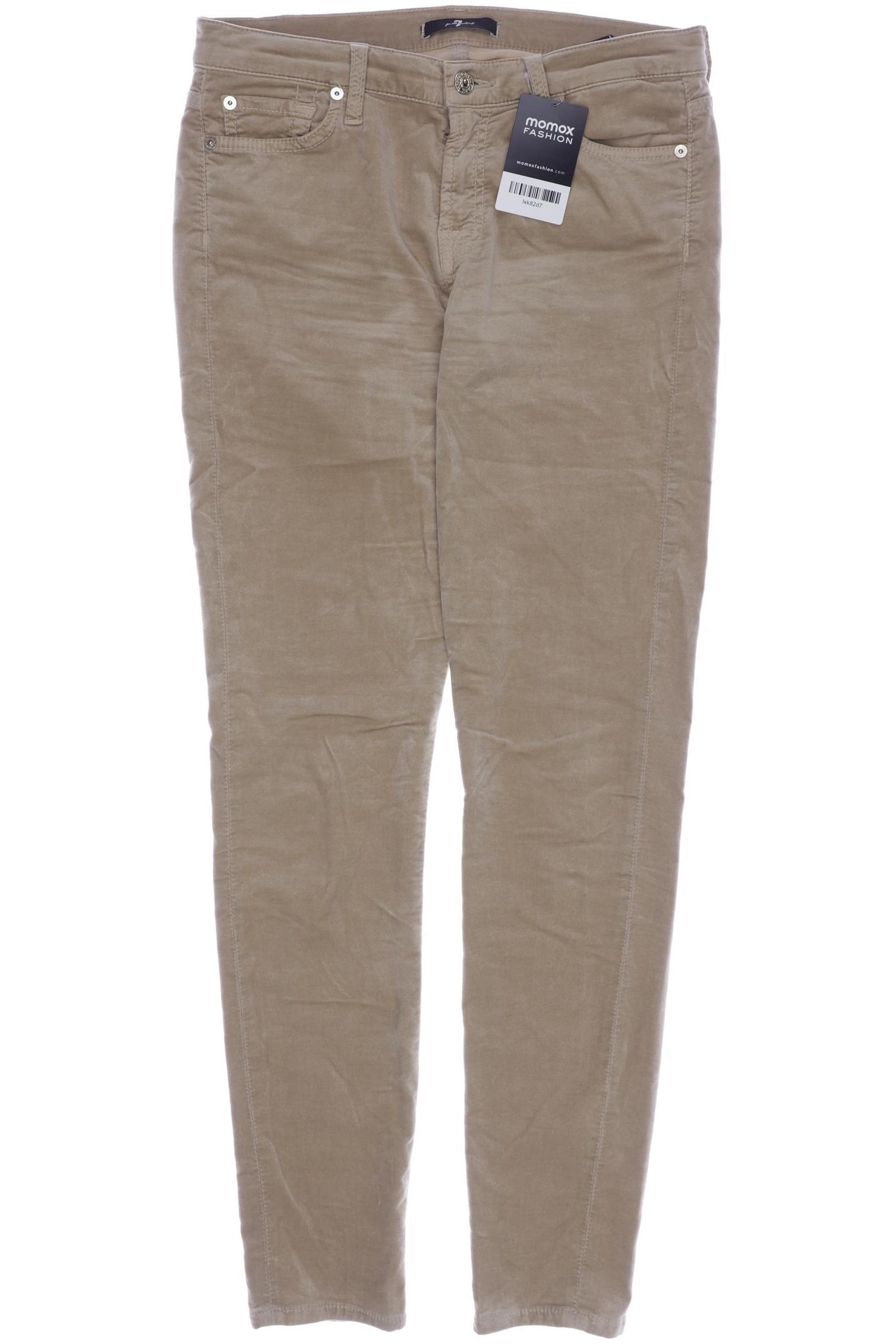 

7 for all mankind Damen Stoffhose, beige
