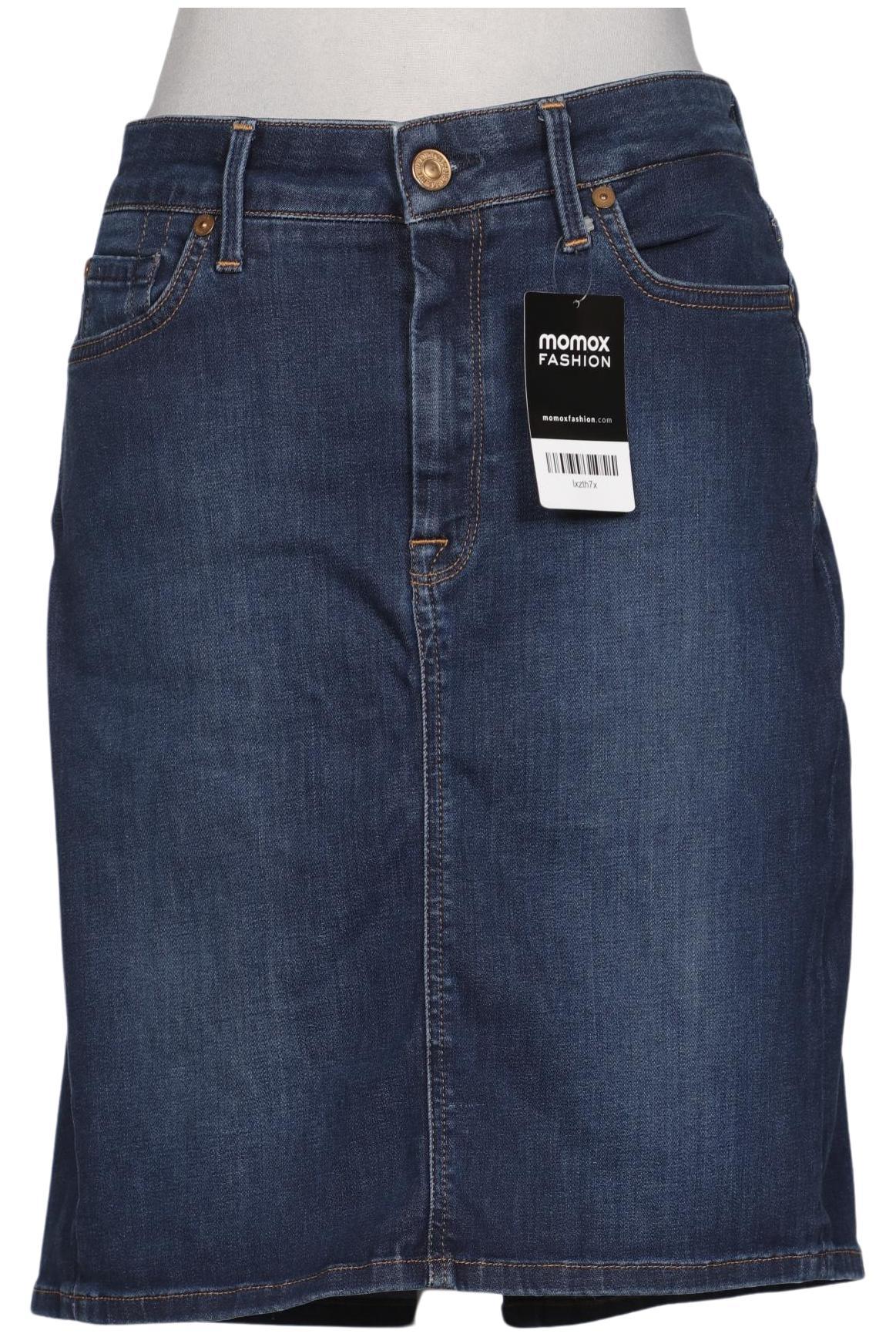 

7 for all mankind Damen Rock, marineblau, Gr. 30